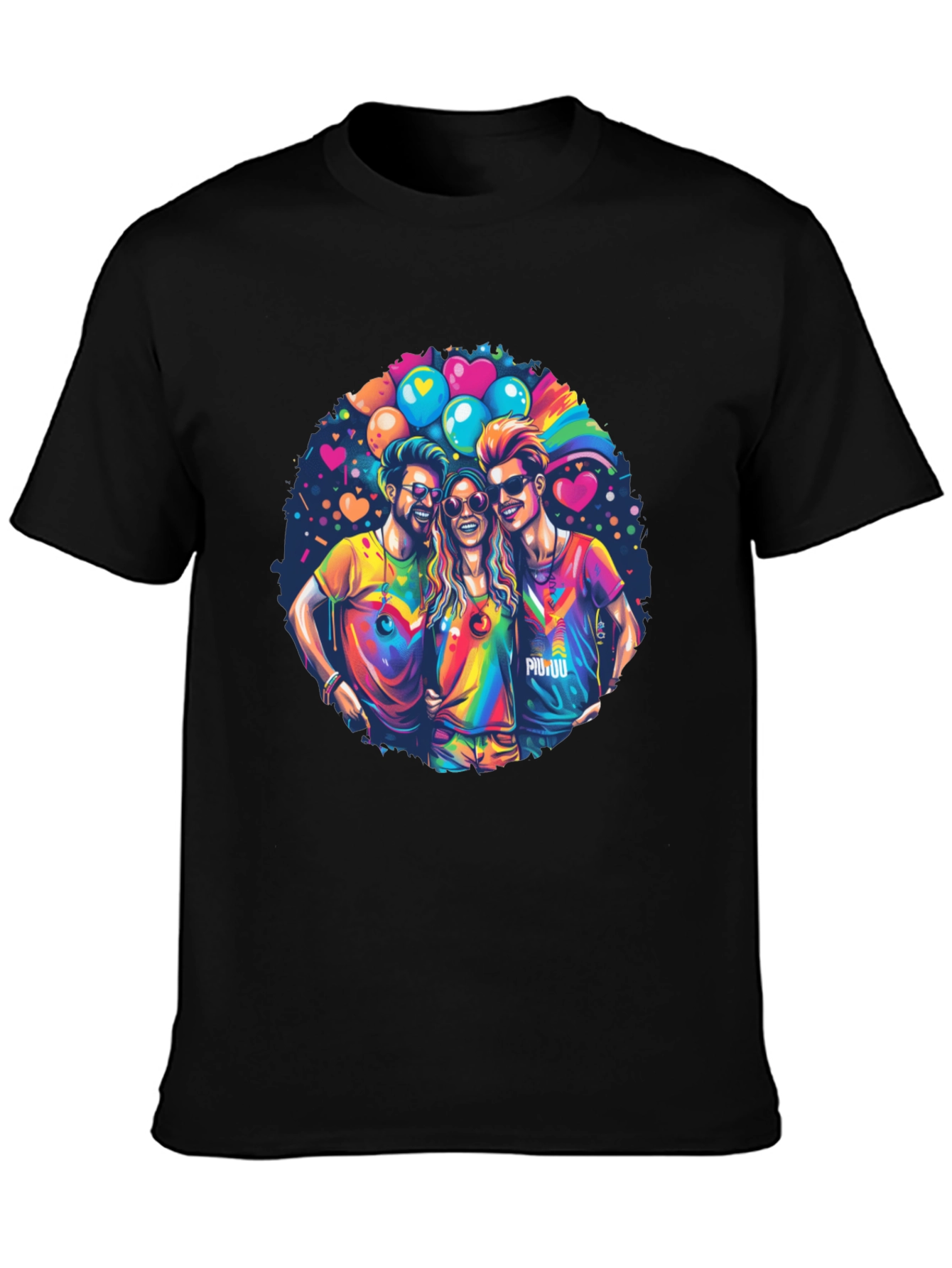 Rainbow Pride Friends Graphic T-Shirt