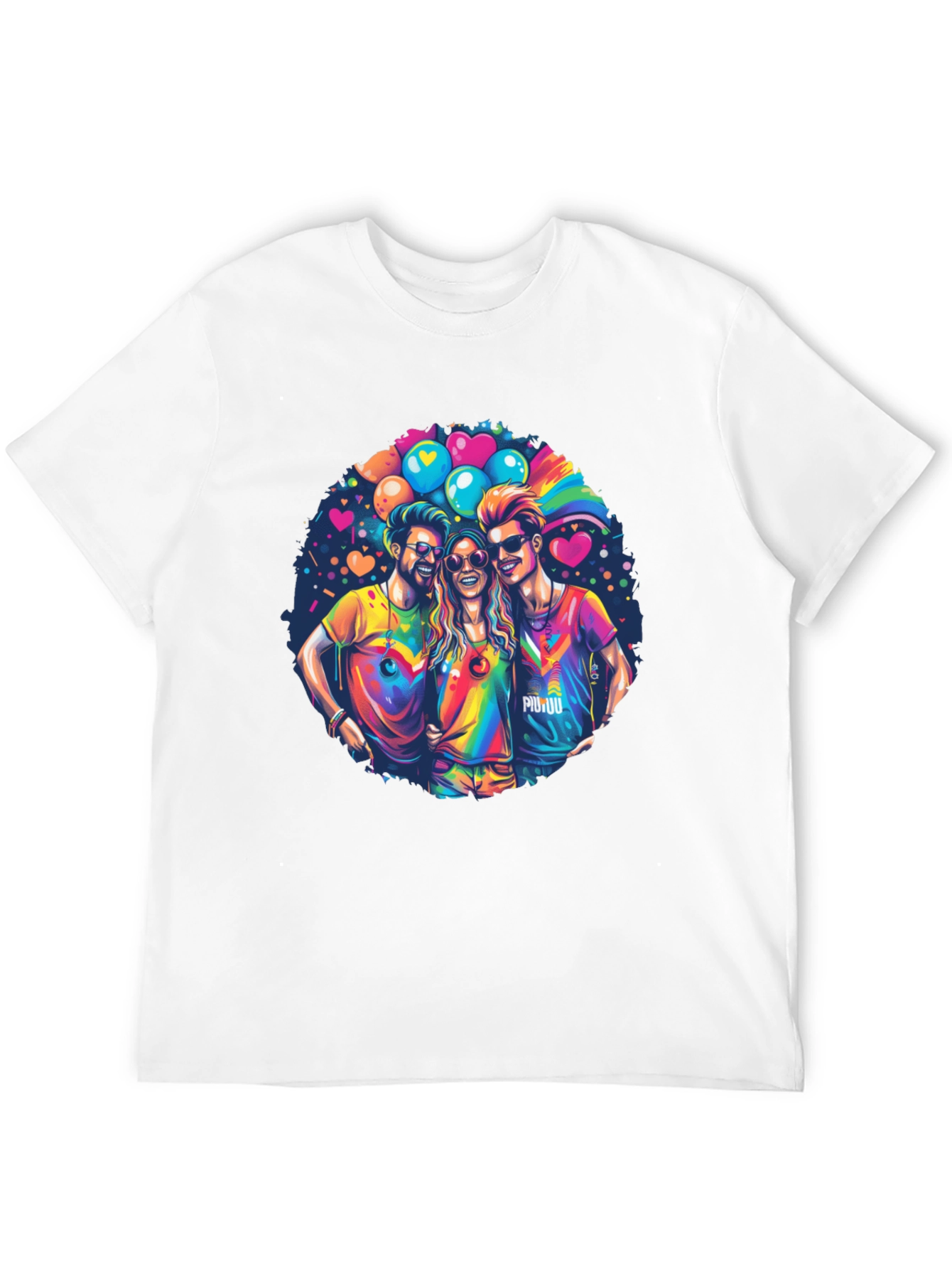 Rainbow Pride Friends Graphic T-Shirt