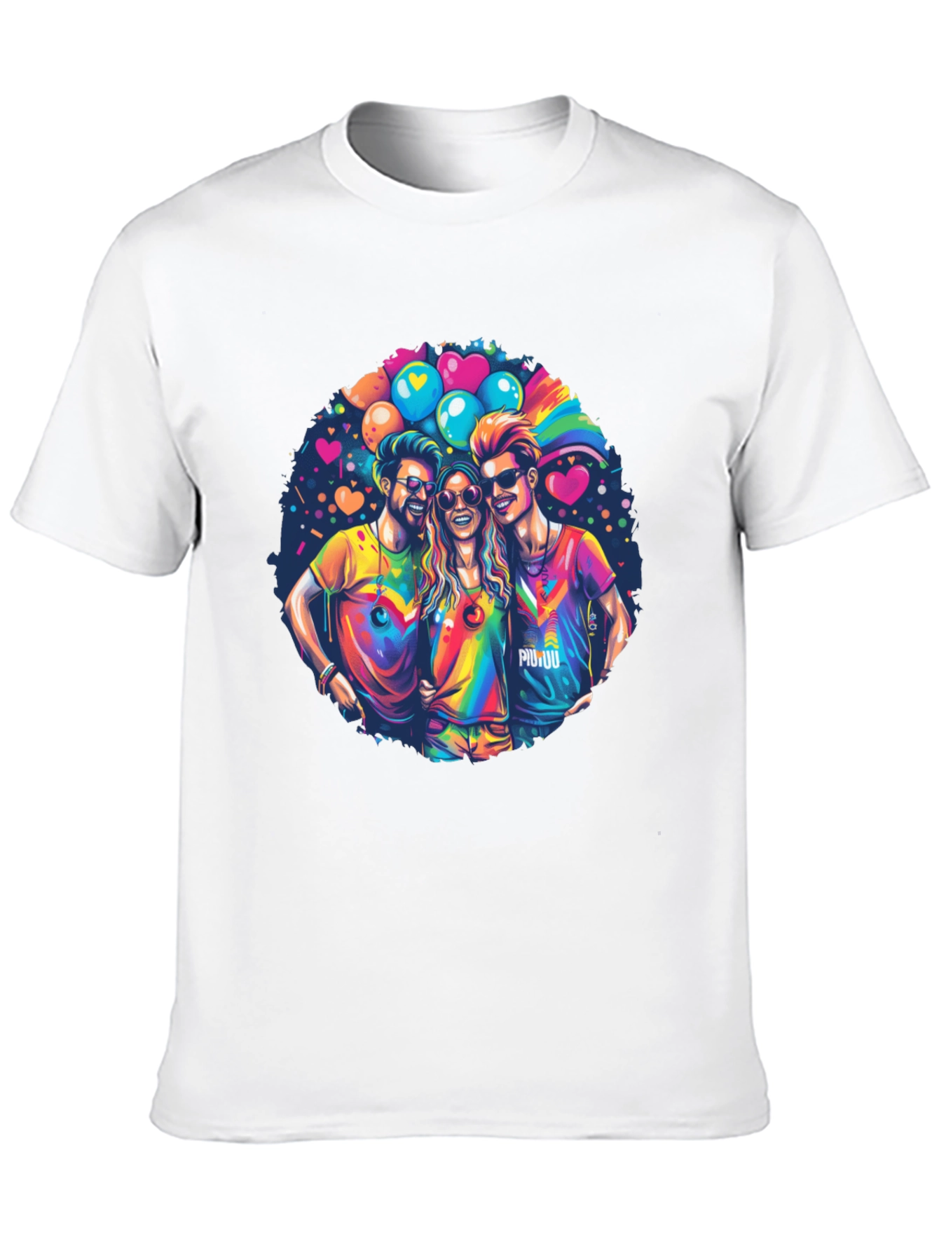 Rainbow Pride Friends Graphic T-Shirt