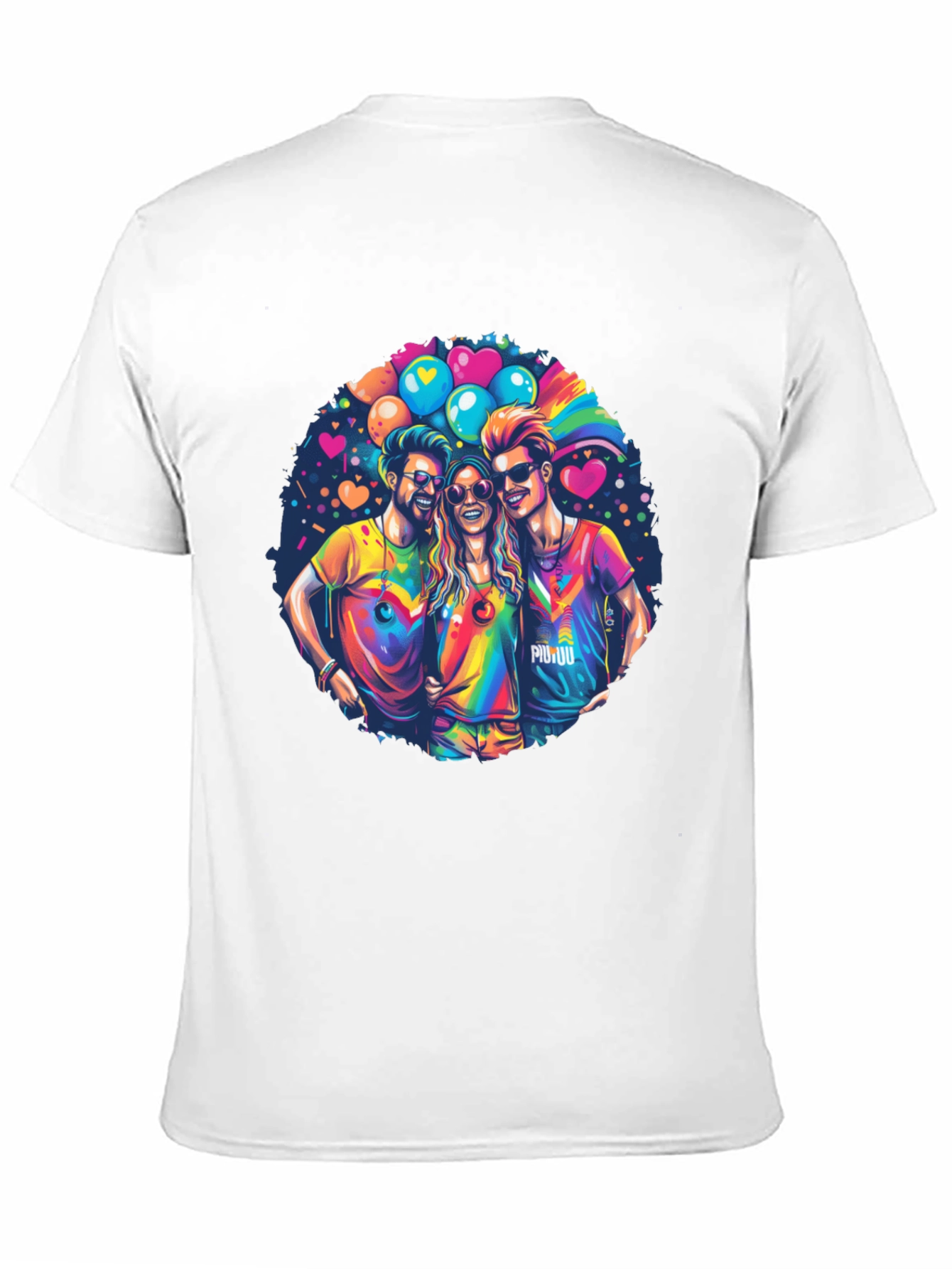 Rainbow Pride Friends Graphic T-Shirt