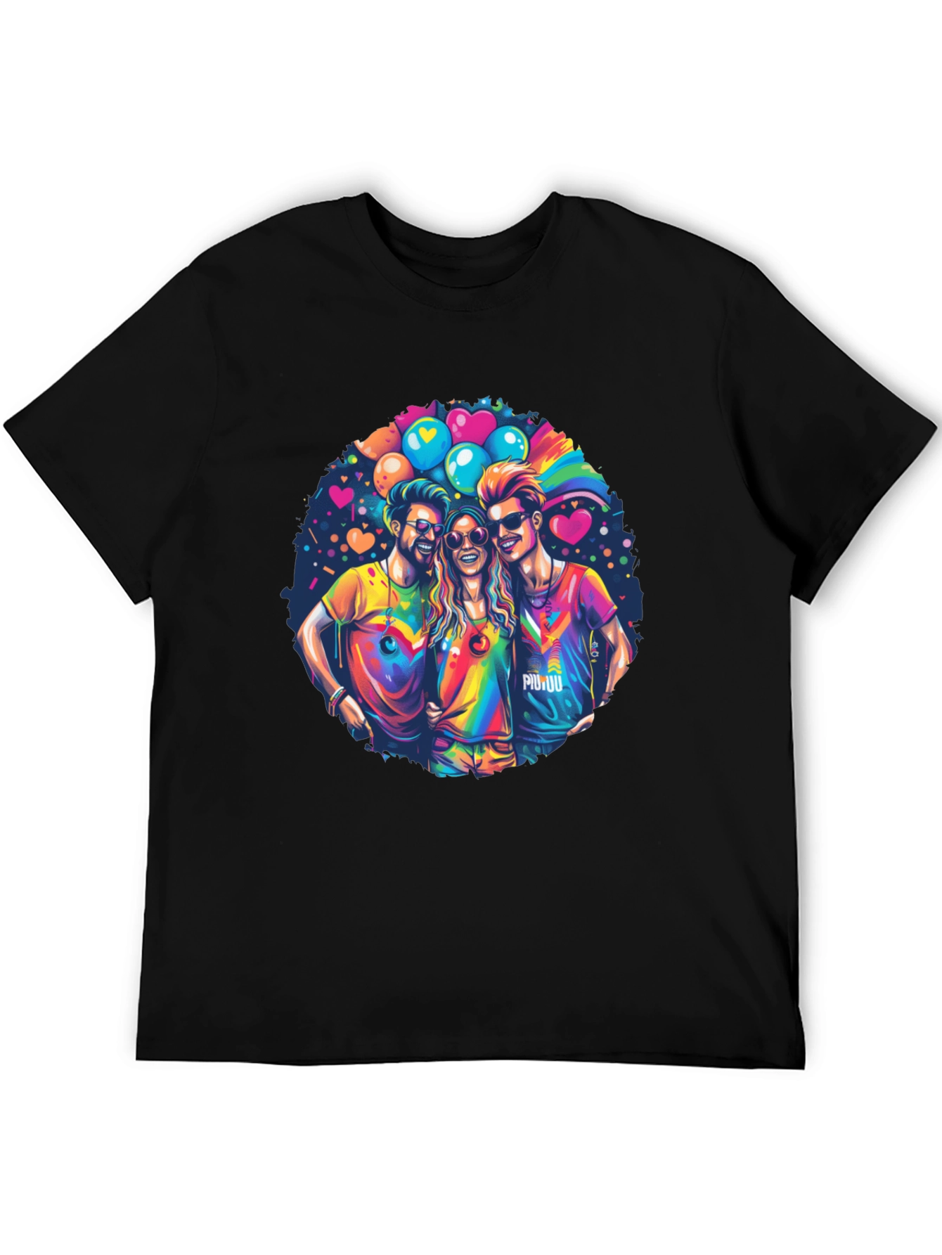 Rainbow Pride Friends Graphic T-Shirt