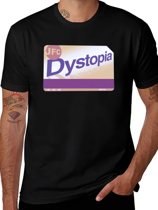 Dystopia Graphic Tee - Stylish Statement Shirt