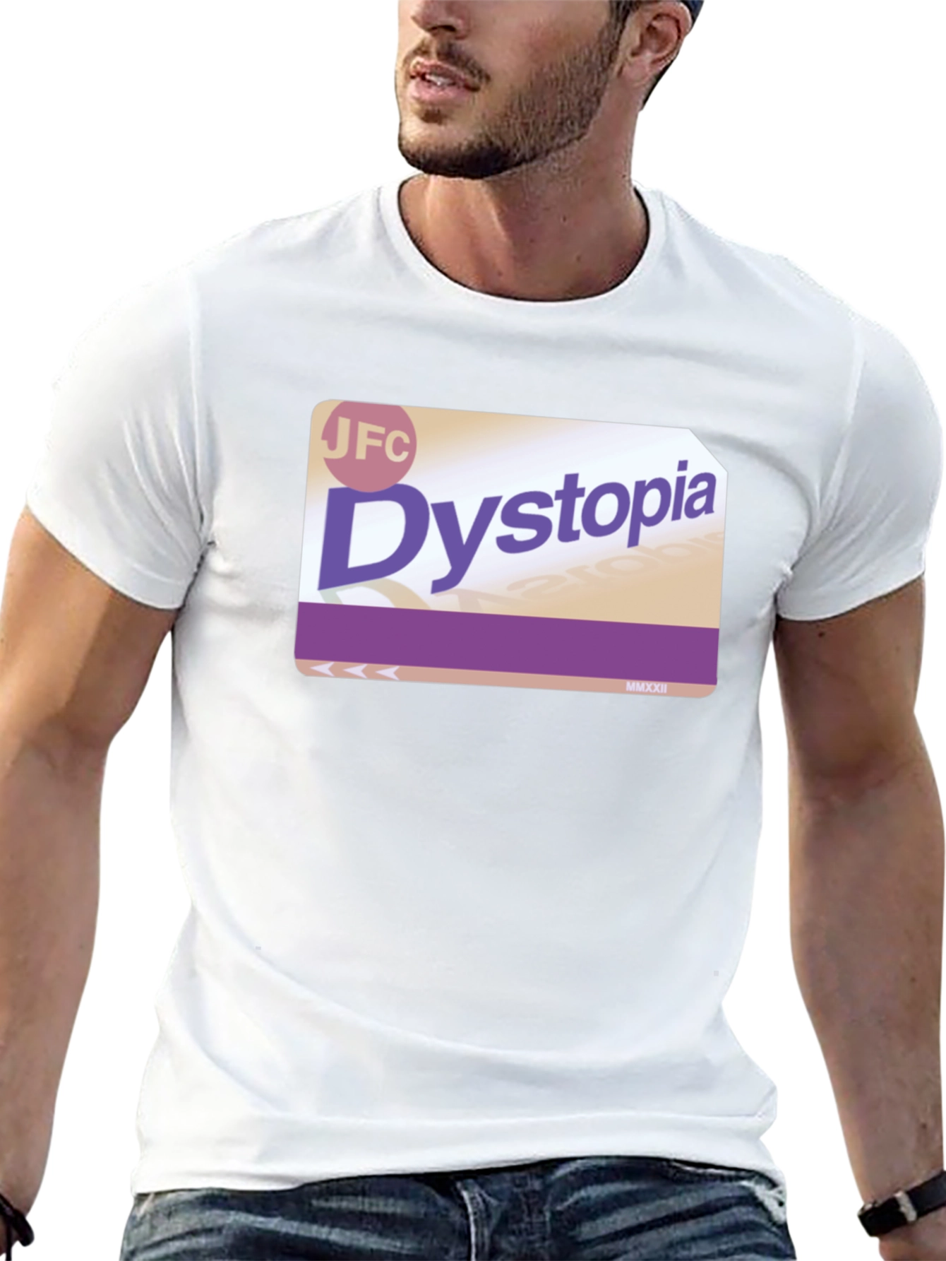 Dystopia Graphic Tee - Stylish Statement Shirt