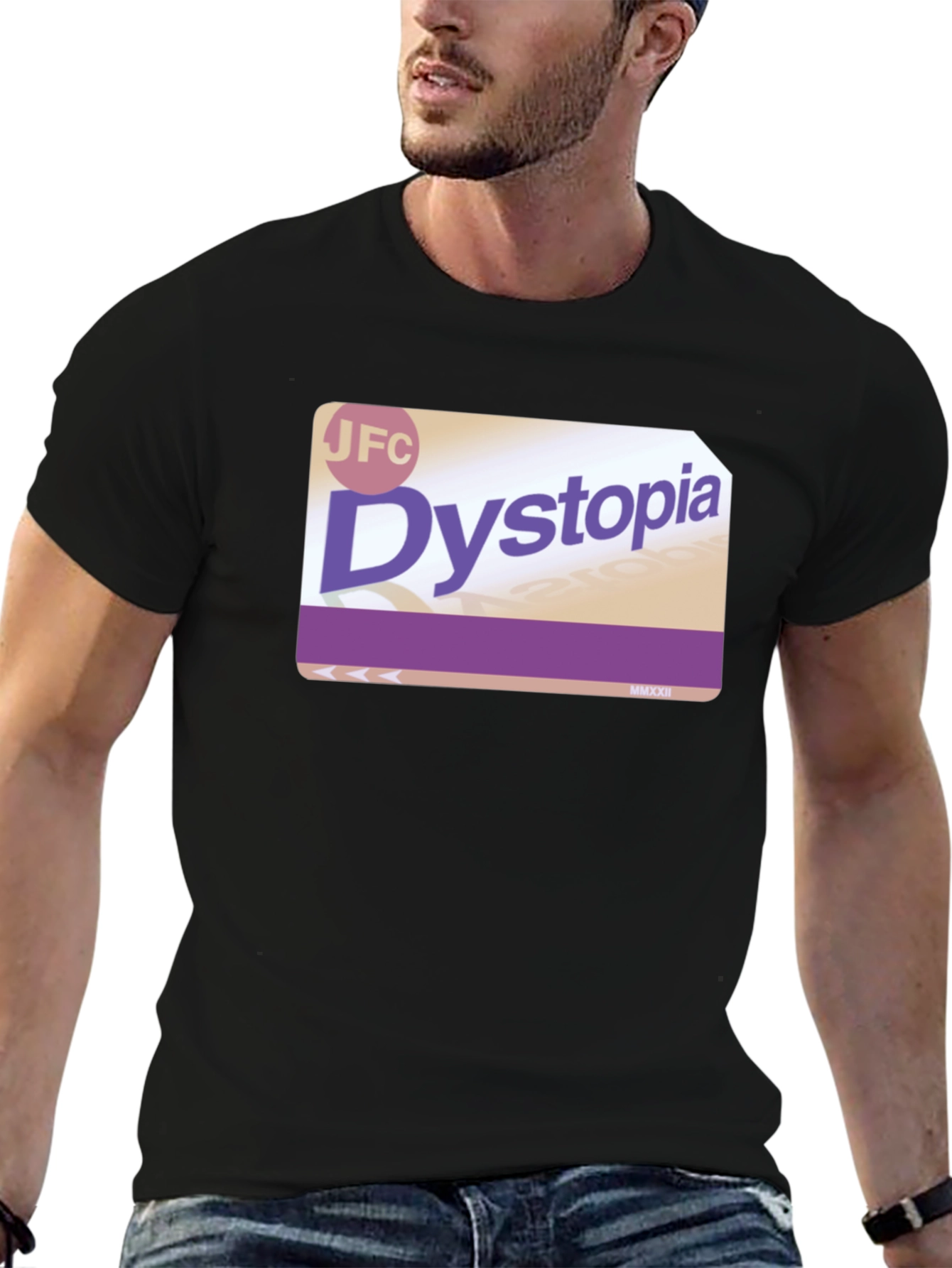 Dystopia Graphic Tee - Stylish Statement Shirt