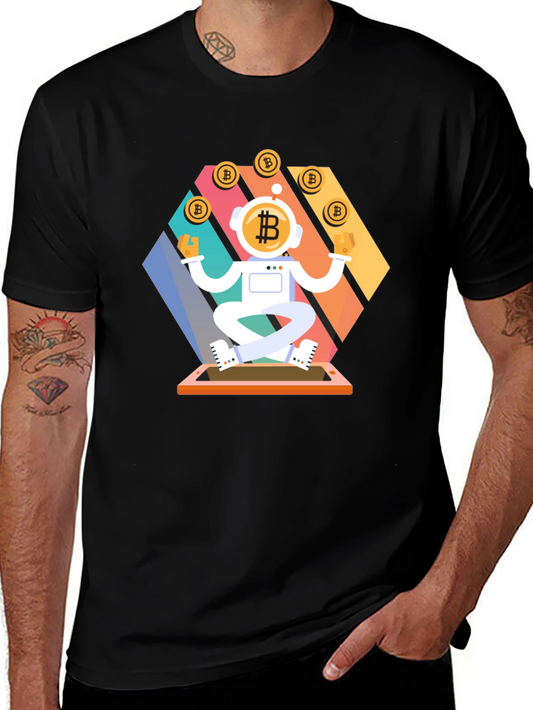Bitcoin Astronaut T-Shirt: Crypto Space Explorer Tee
