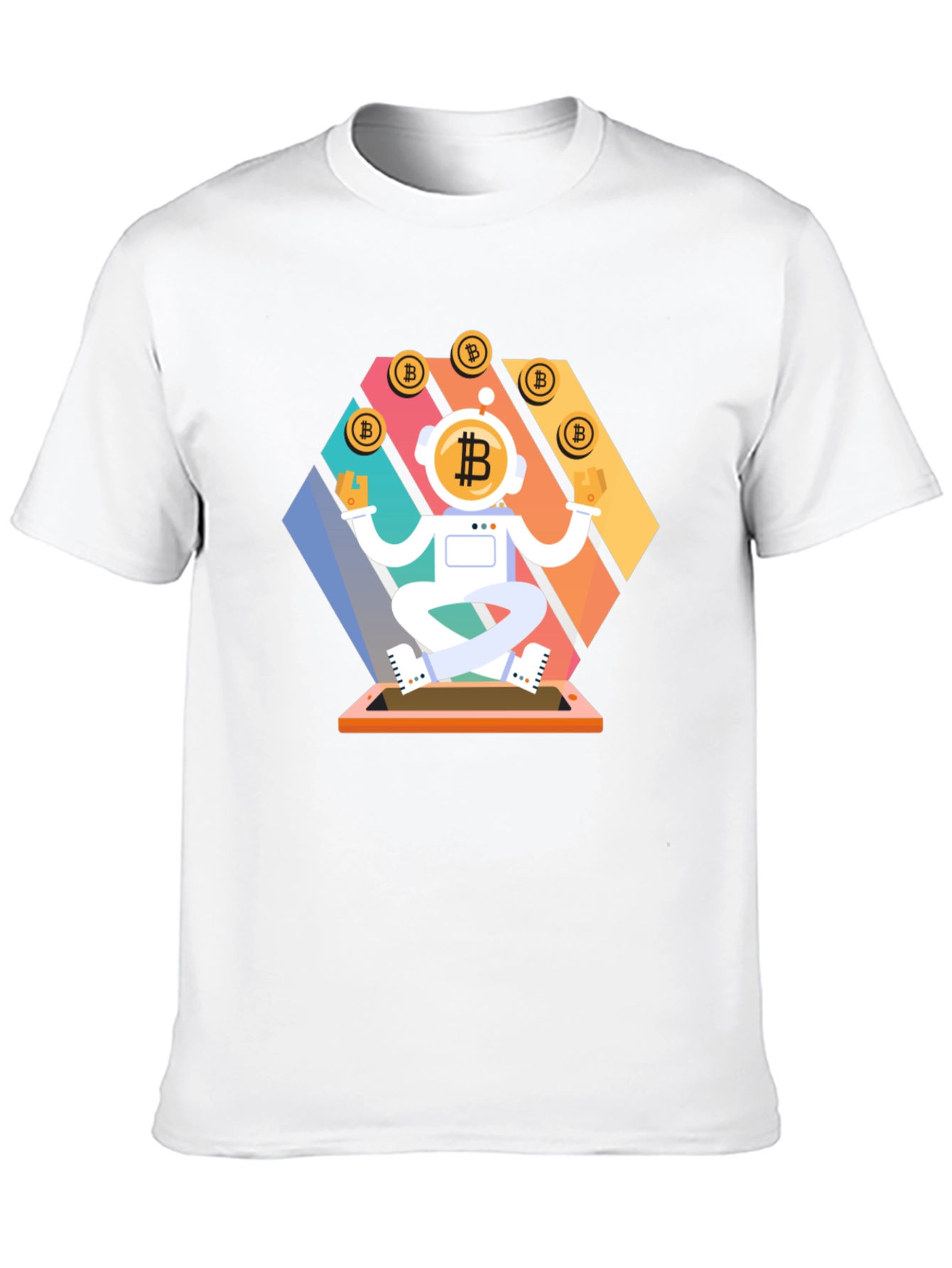 Bitcoin Astronaut T-Shirt: Crypto Space Explorer Tee