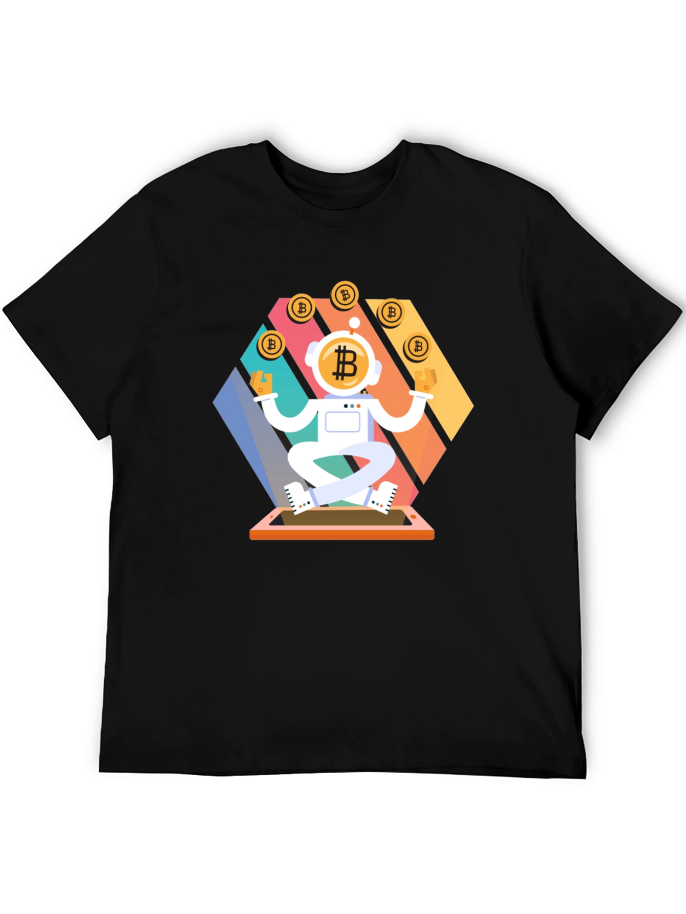 Bitcoin Astronaut T-Shirt: Crypto Space Explorer Tee