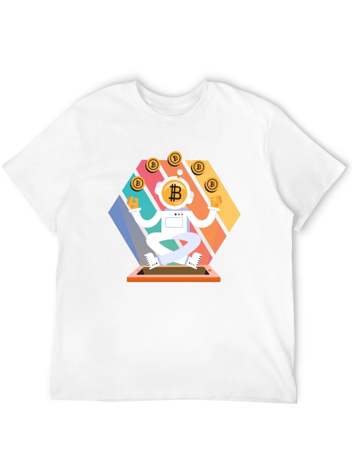 Bitcoin Astronaut T-Shirt: Crypto Space Explorer Tee