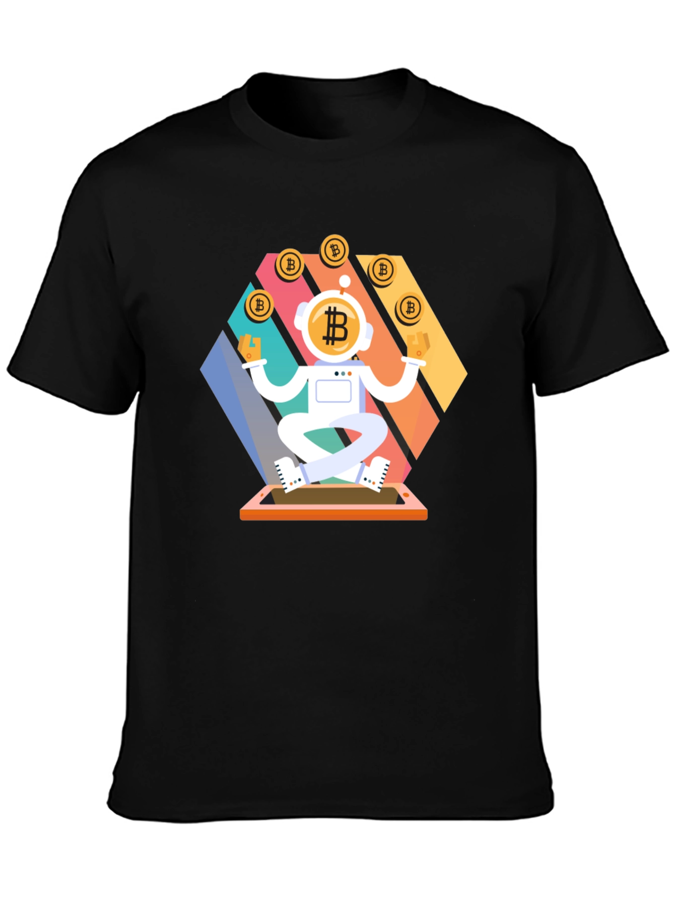 Bitcoin Astronaut T-Shirt: Crypto Space Explorer Tee