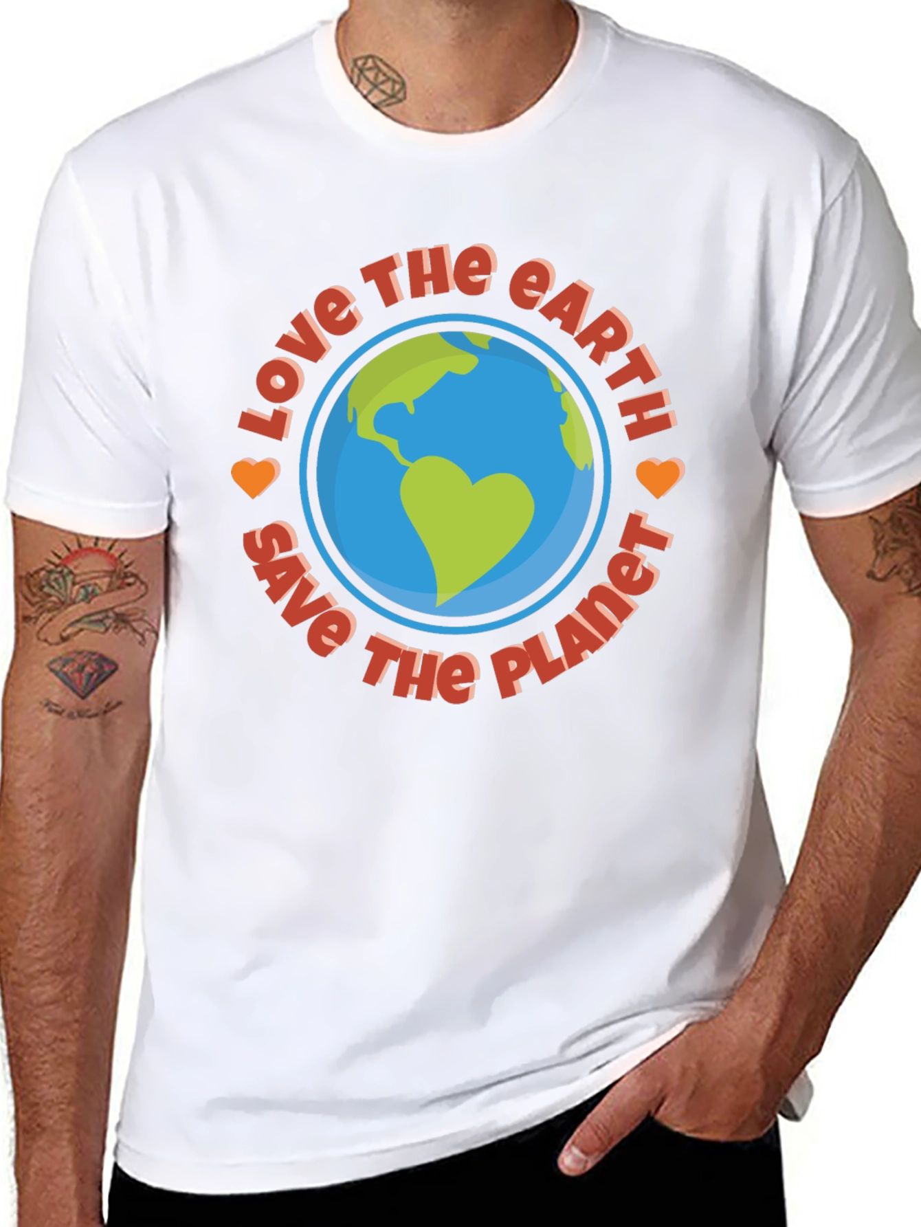 Love Earth T-Shirt - Save the Planet Tee