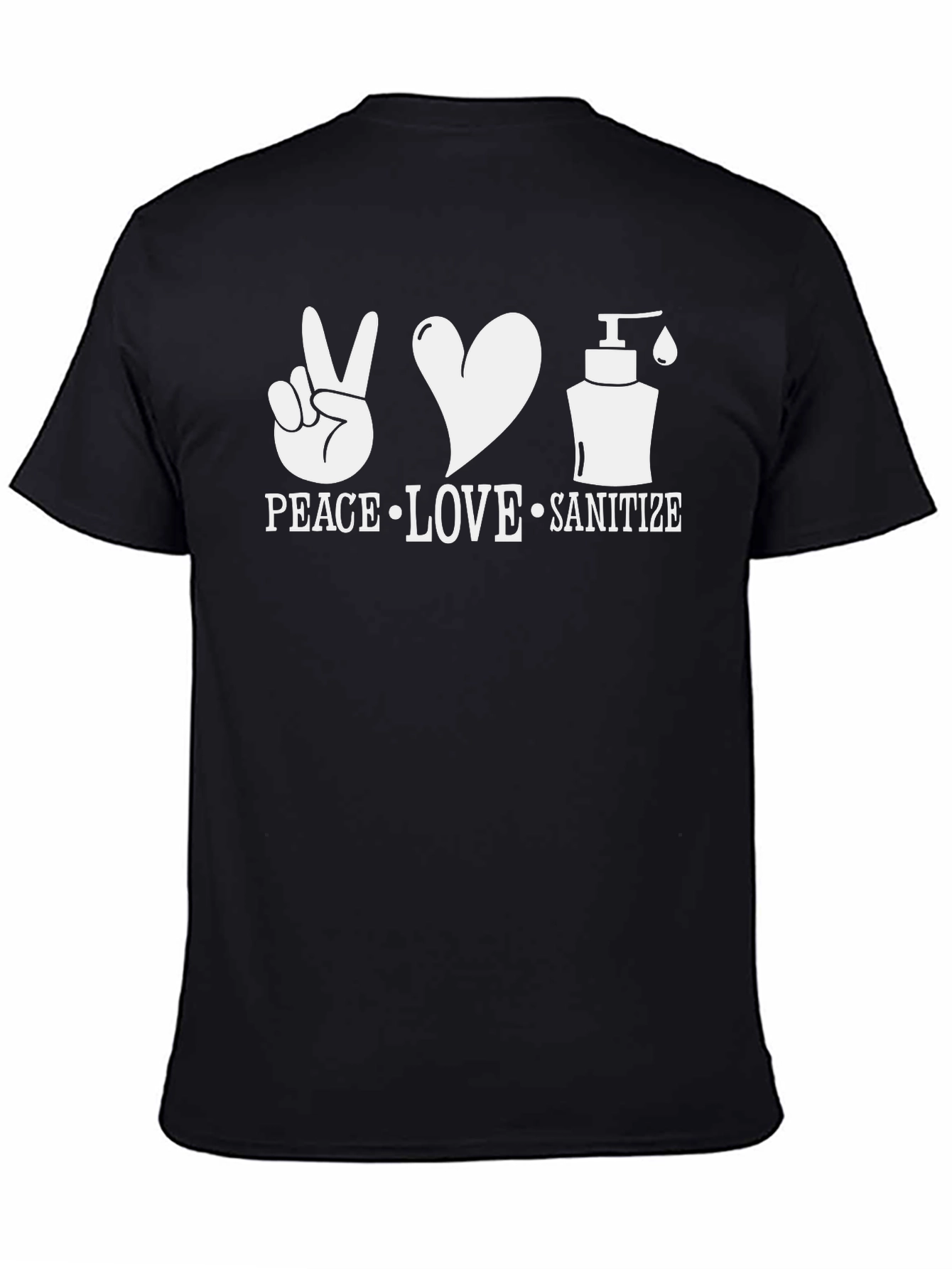 Peace Love Sanitize Graphic T-Shirt