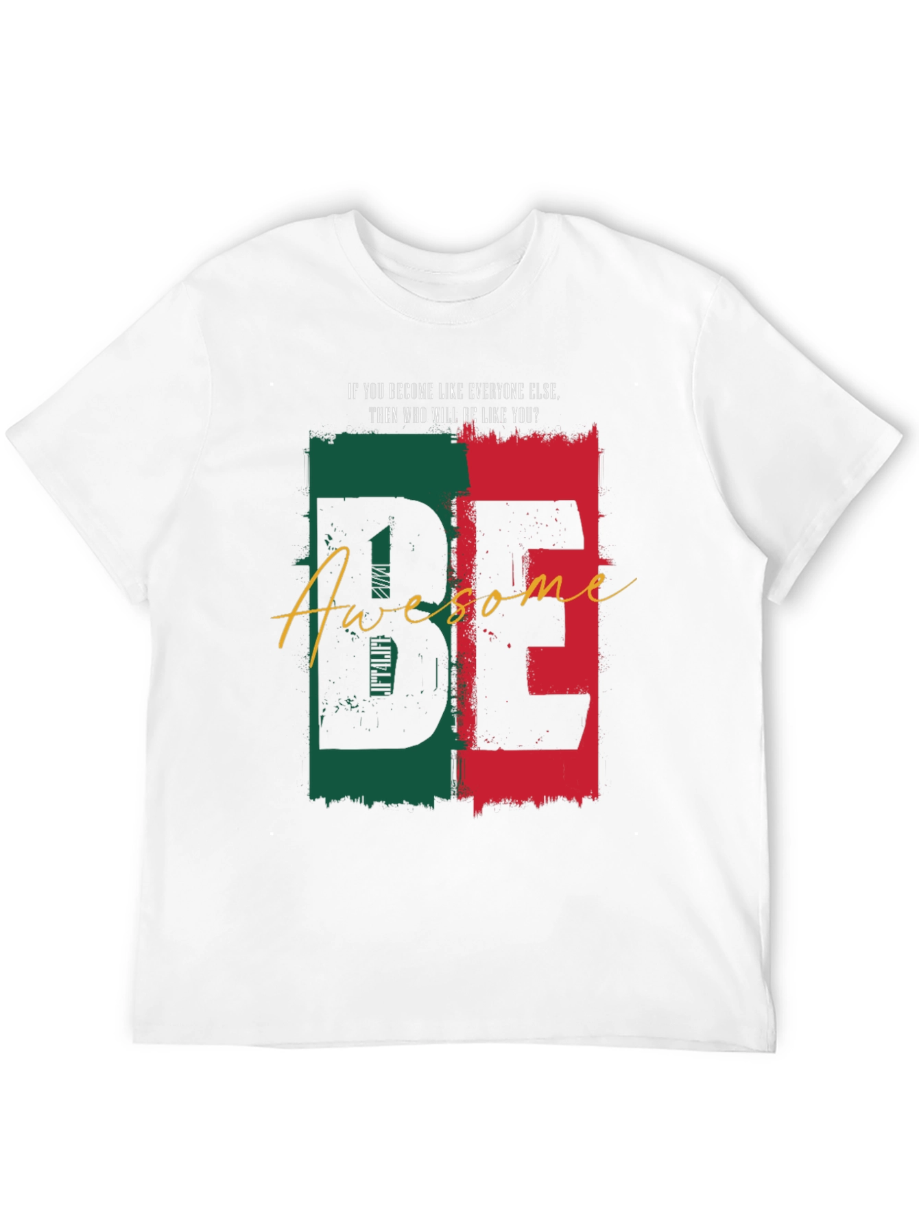 Be Awesome Graphic Print T-Shirt