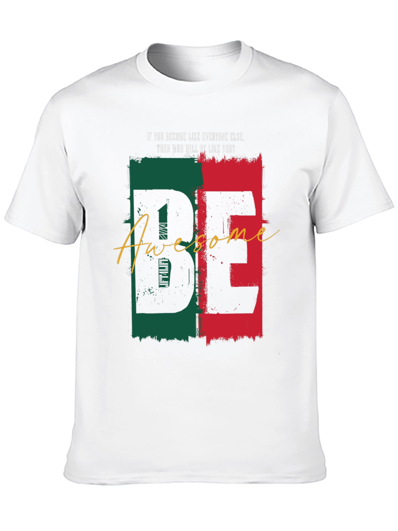 Be Awesome Graphic Print T-Shirt