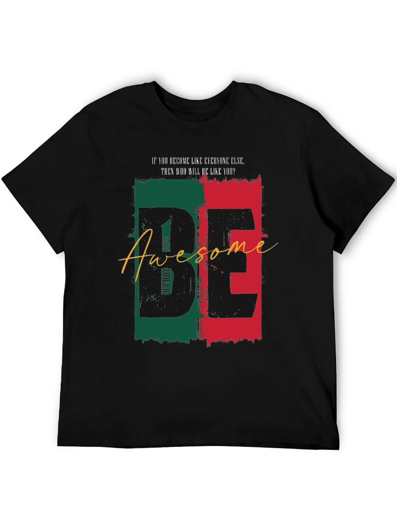 Be Awesome Graphic Print T-Shirt