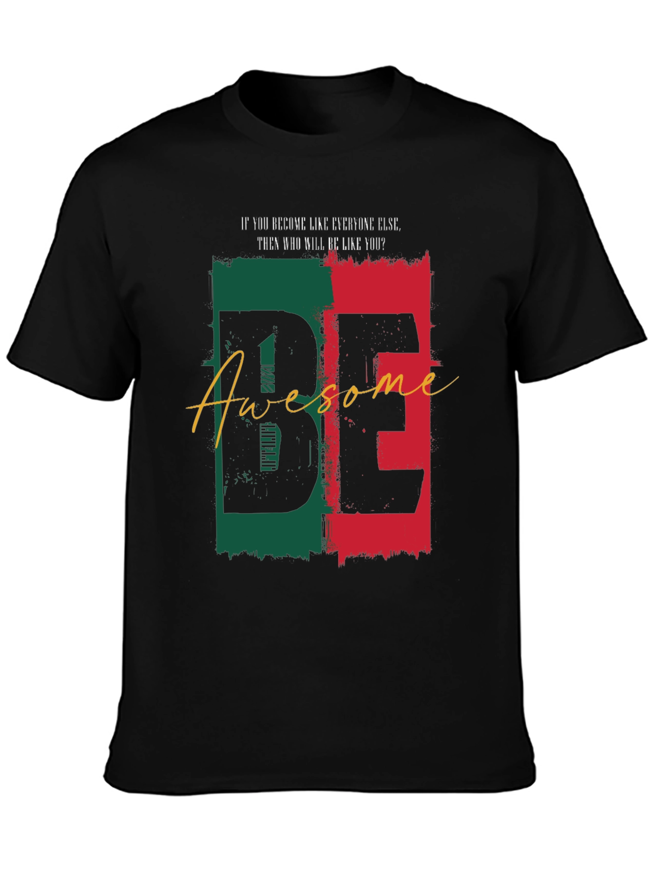 Be Awesome Graphic Print T-Shirt