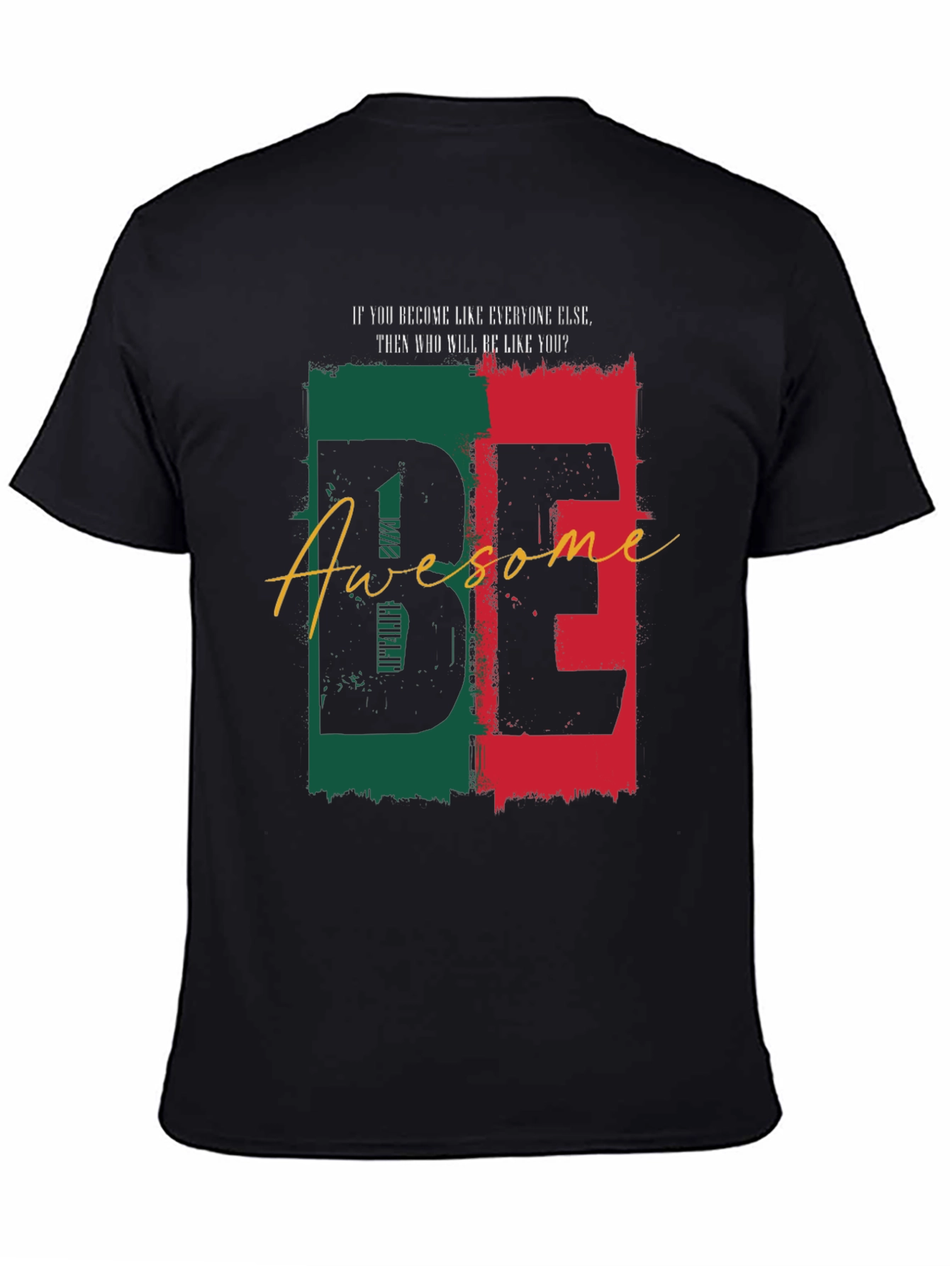 Be Awesome Graphic Print T-Shirt