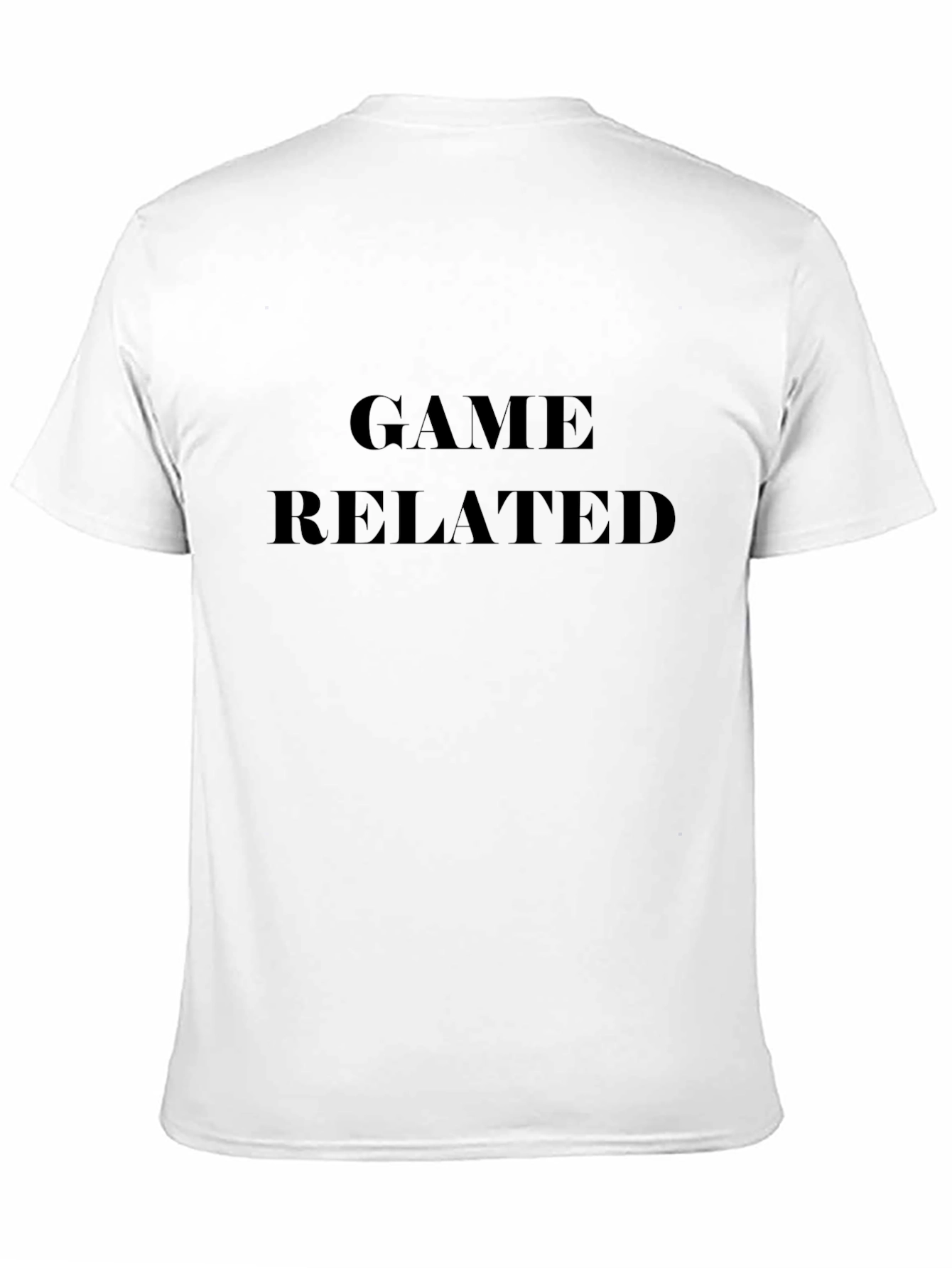 Game Related Black Graphic T-Shirt