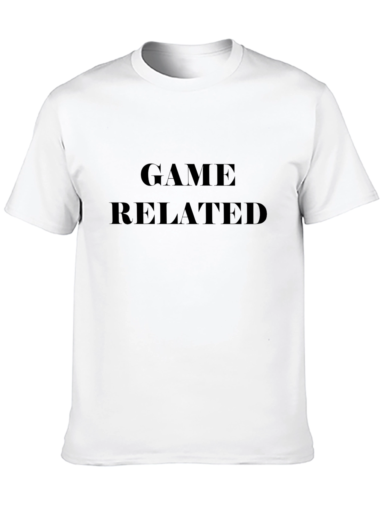 Game Related Black Graphic T-Shirt