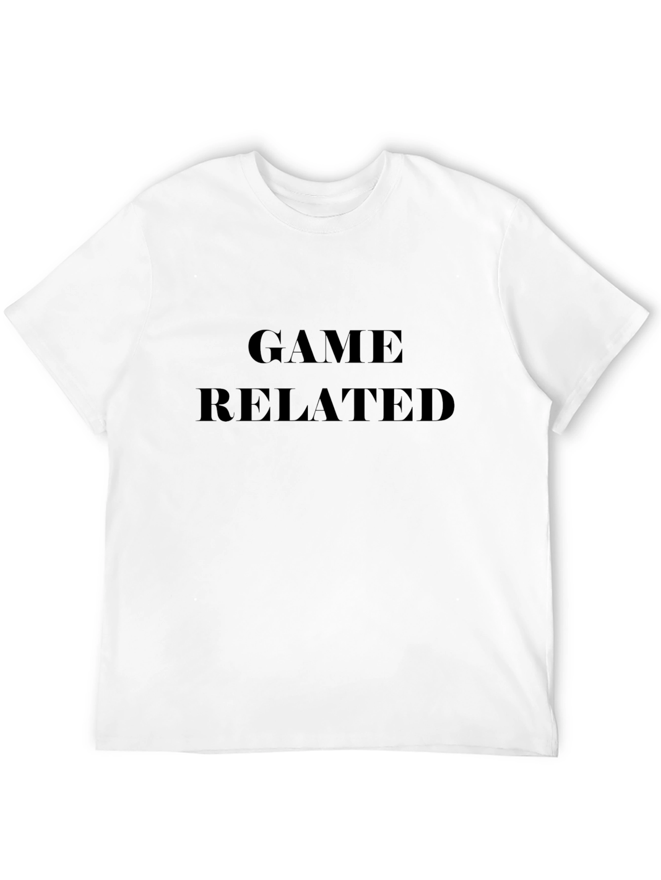 Game Related Black Graphic T-Shirt