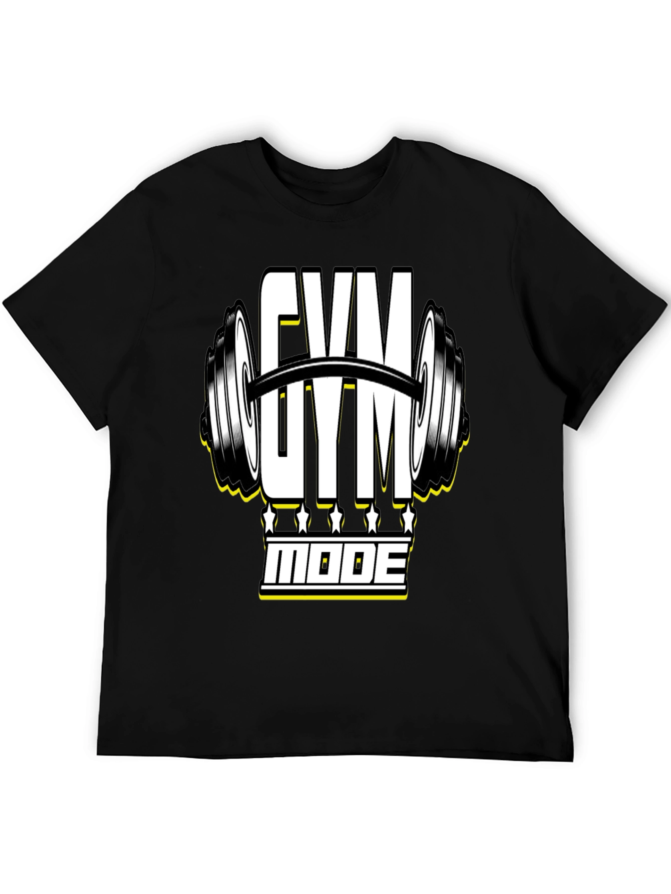 Gym Mode Black T-Shirt