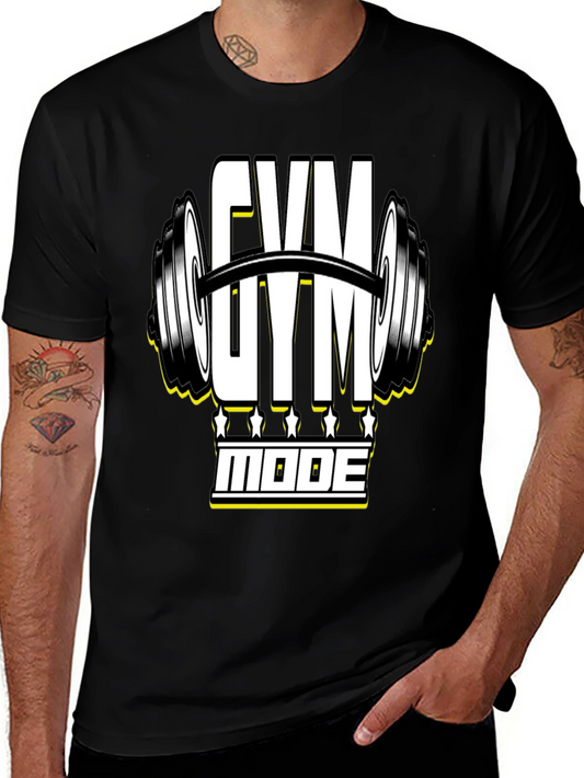 Gym Mode Black T-Shirt