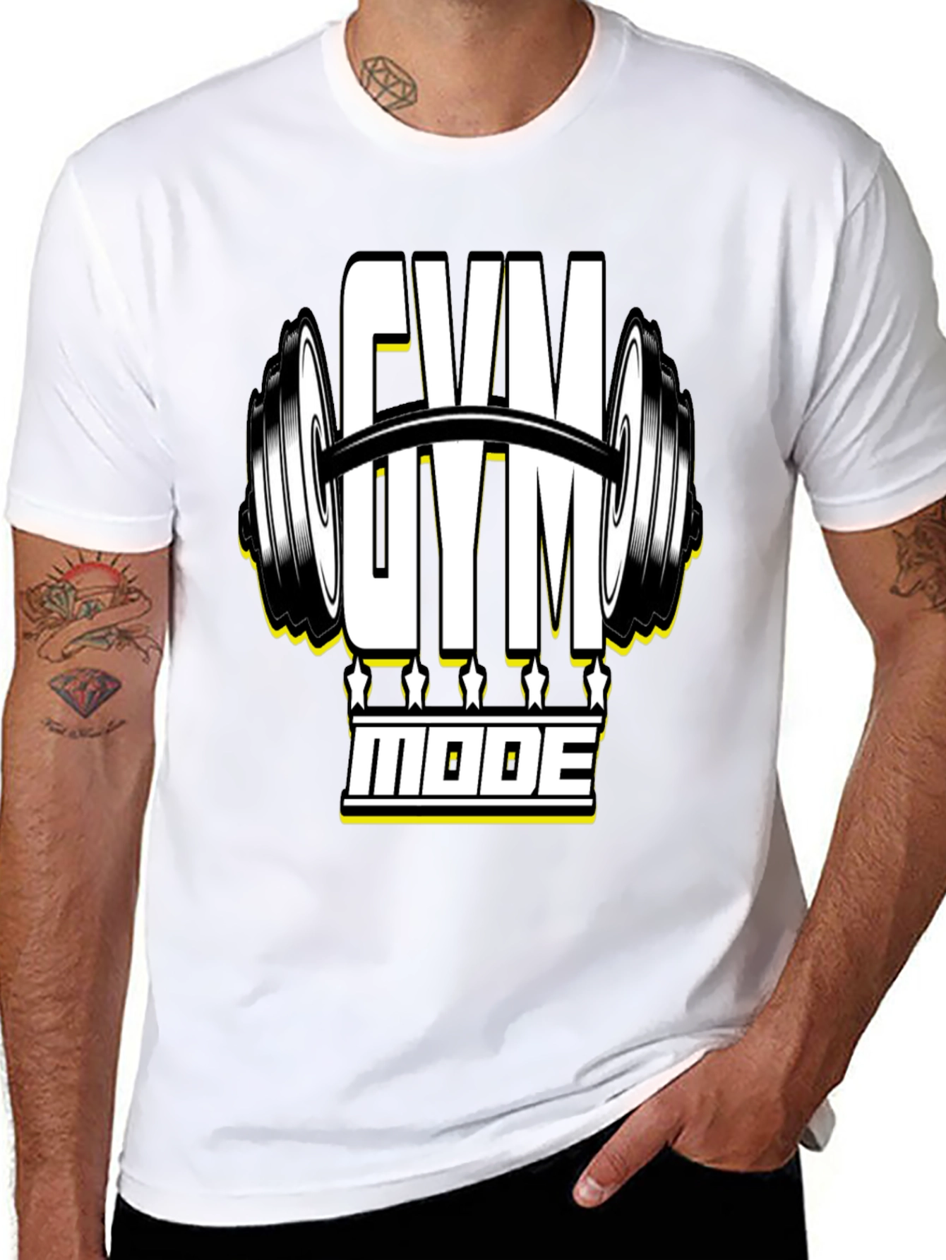 Gym Mode Black T-Shirt