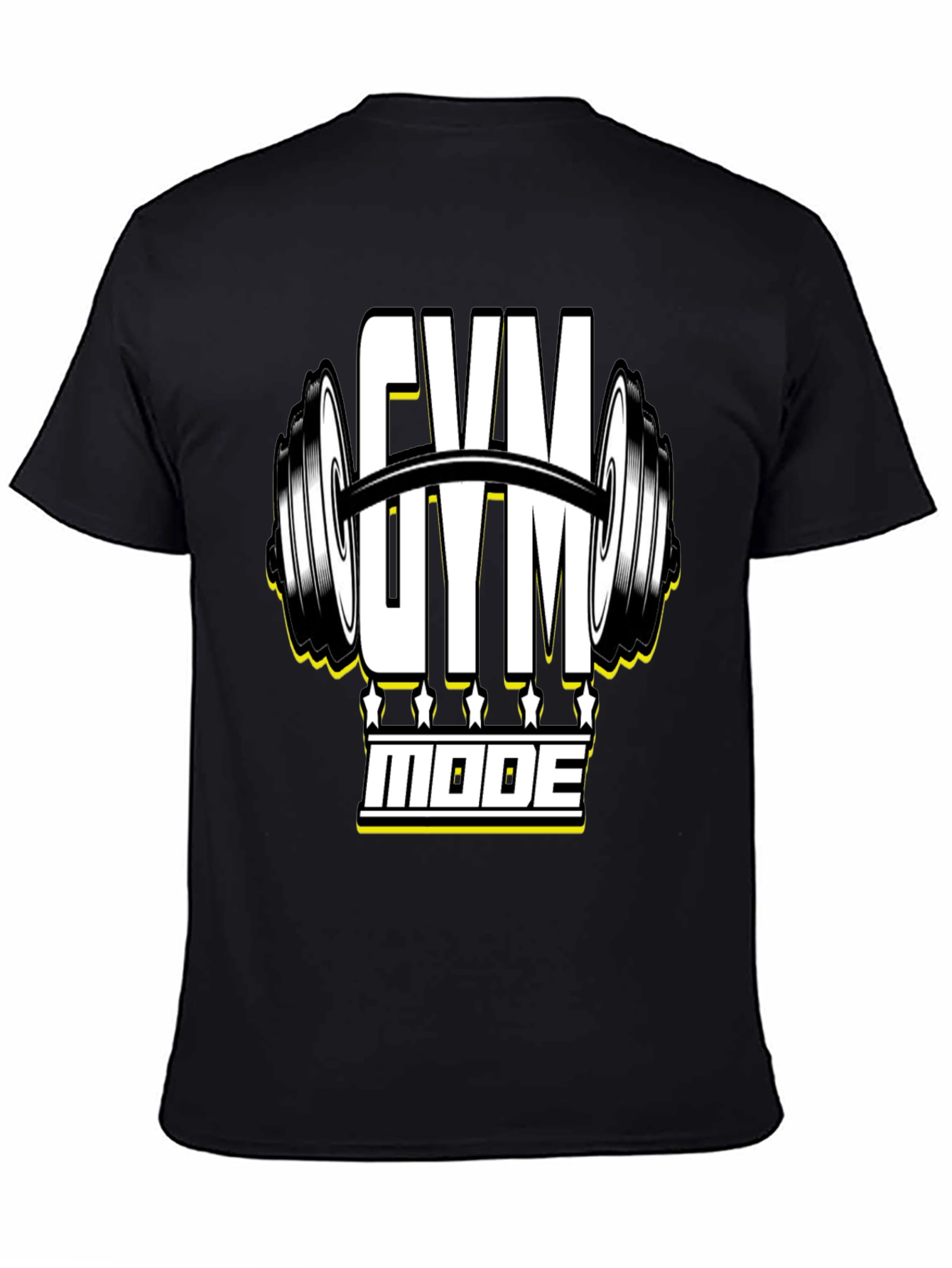 Gym Mode Black T-Shirt