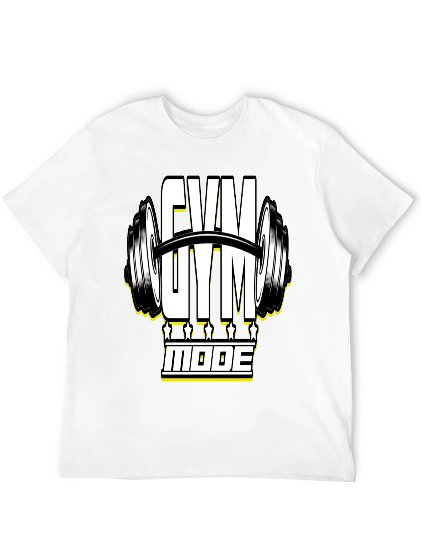 Gym Mode Black T-Shirt