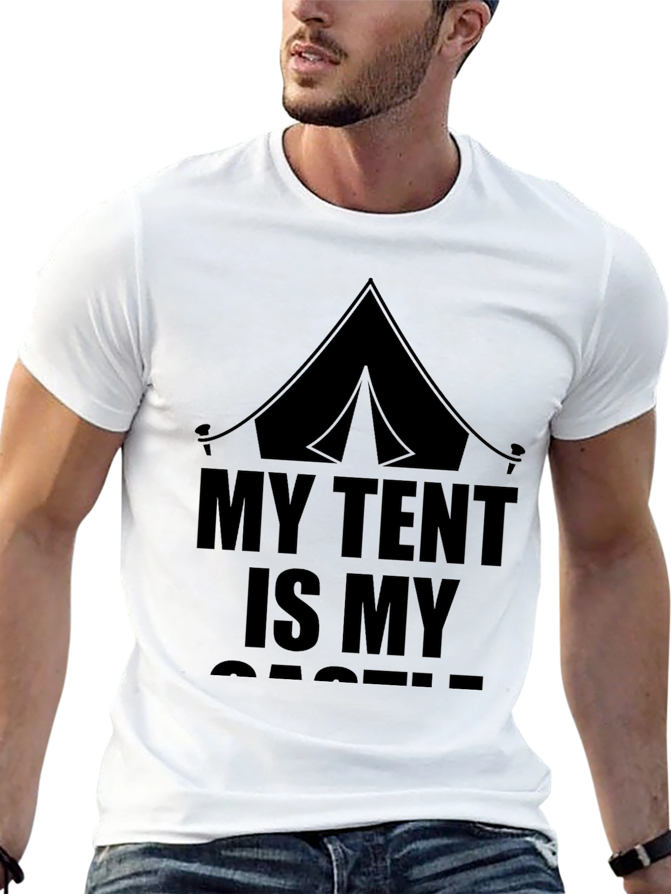 My Tent Is My Castle Graphic T-Shirt