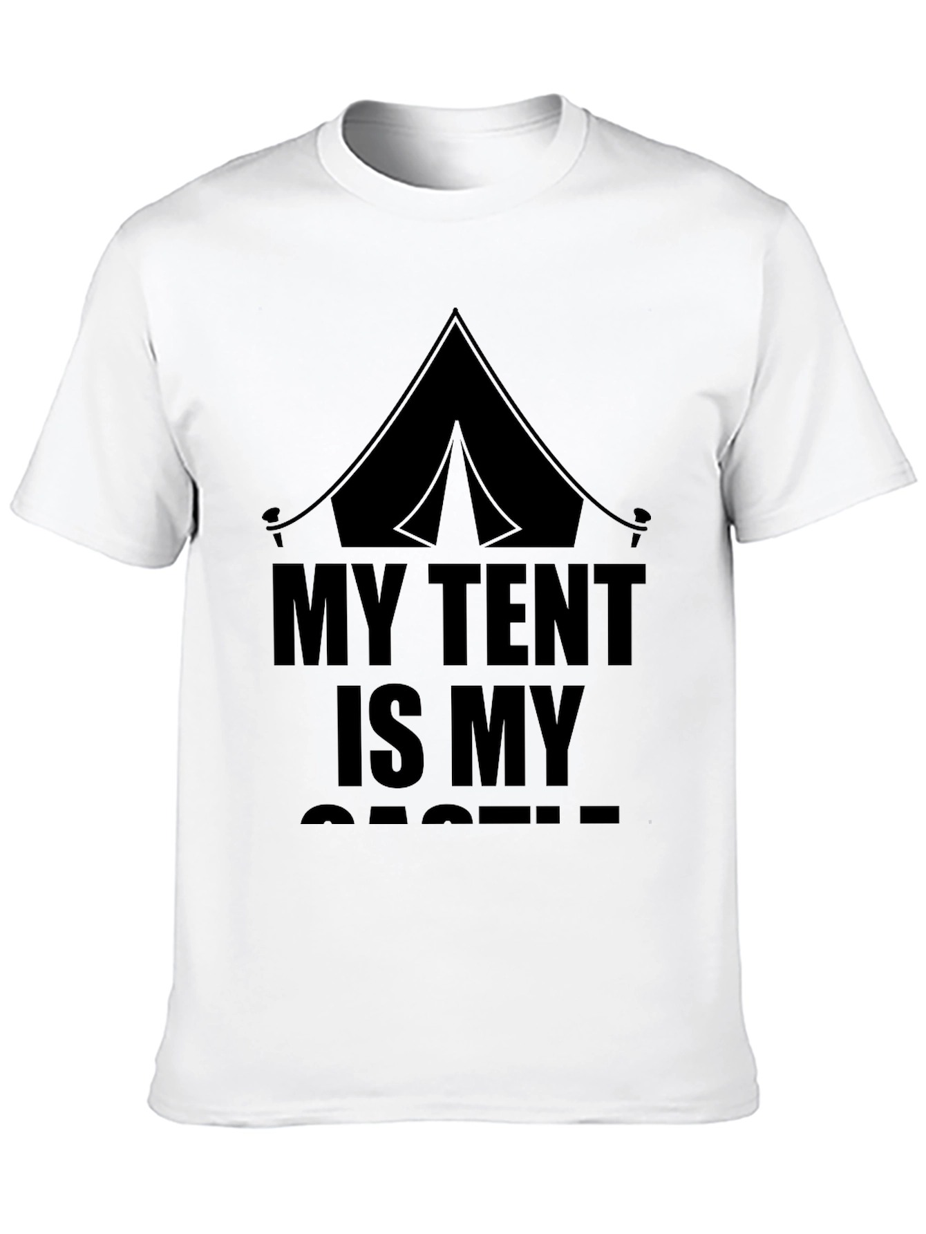 My Tent Is My Castle Graphic T-Shirt