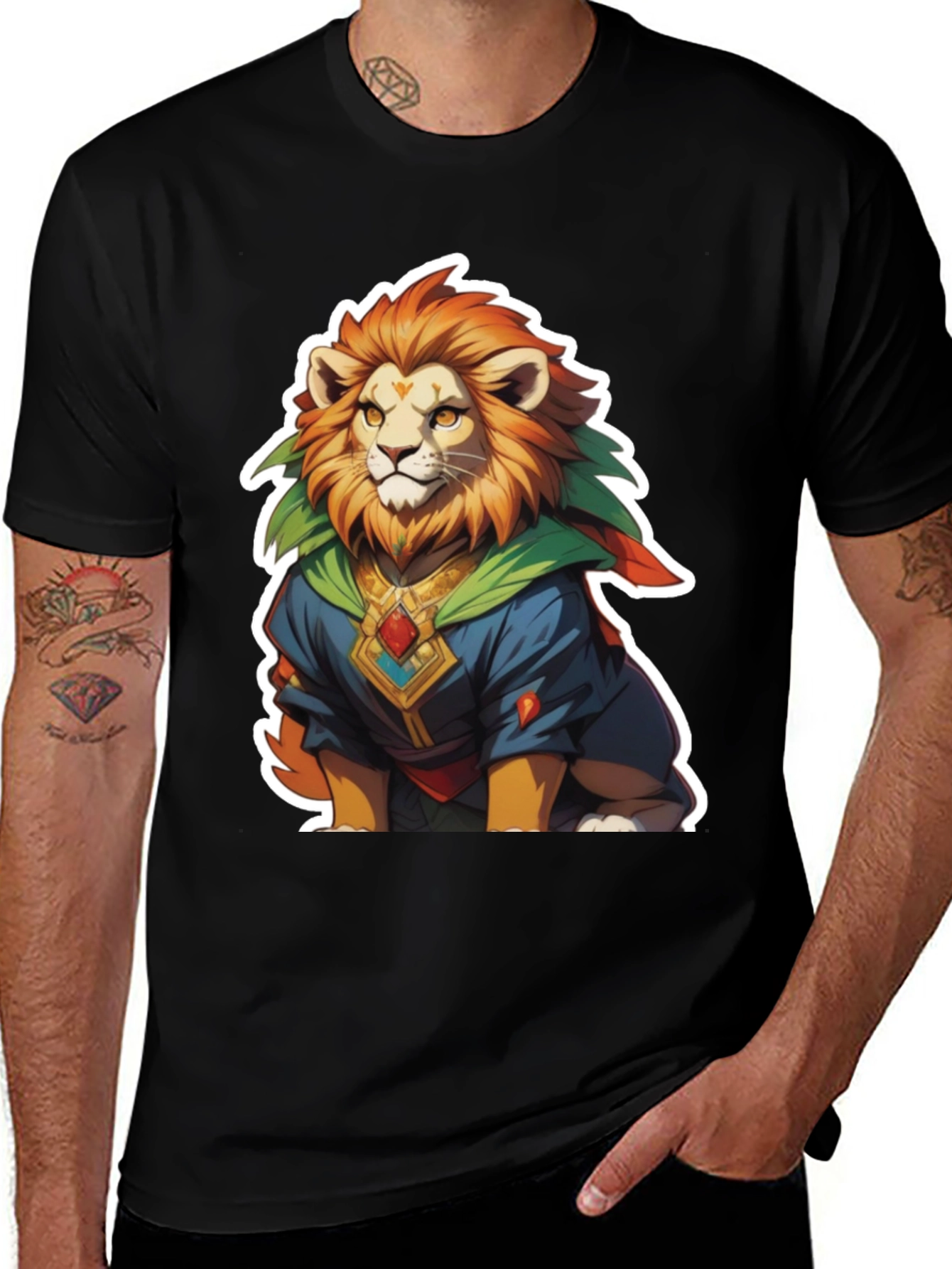 Lion King Graphic Tee - Black