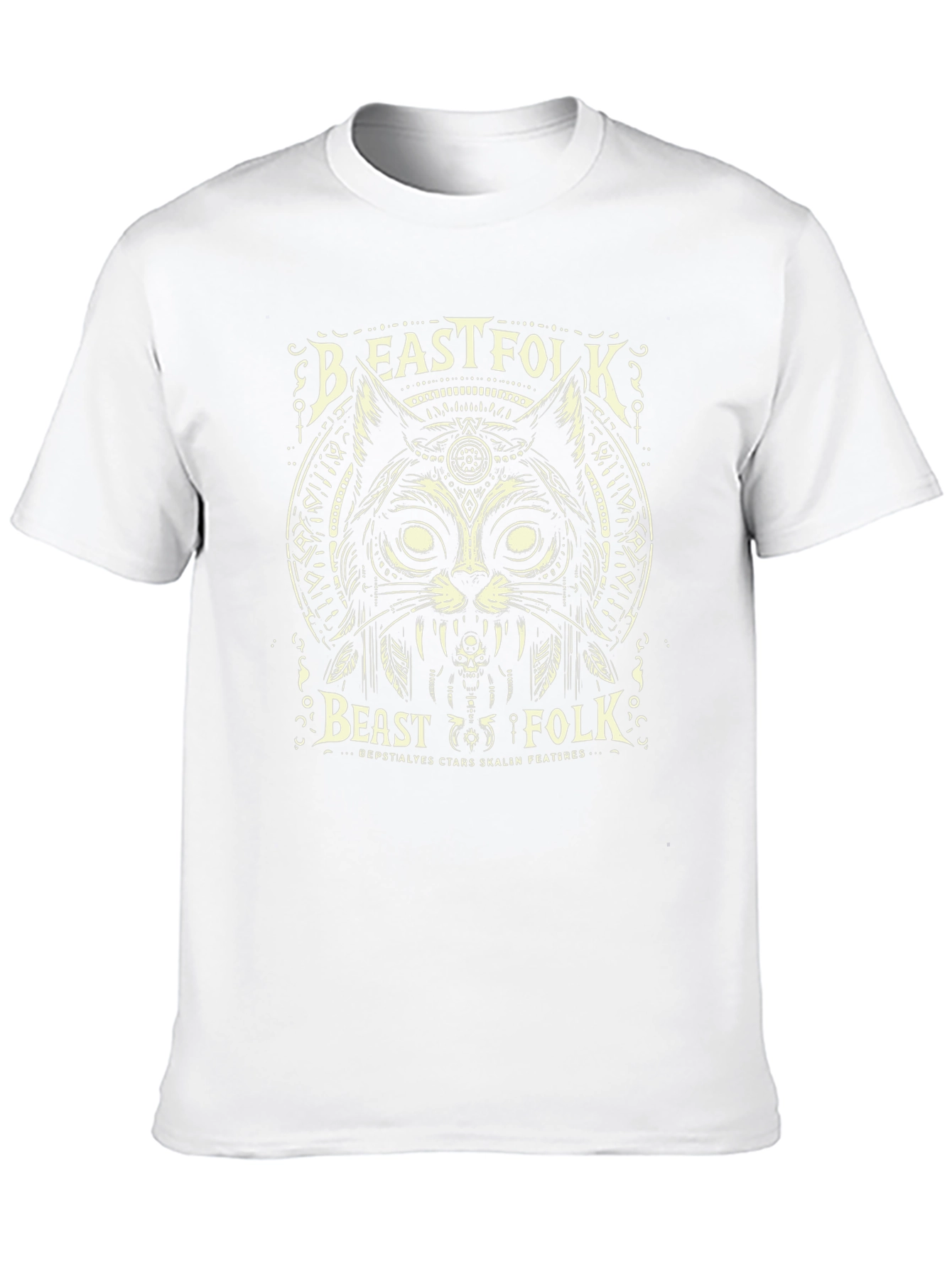 Beastfolk Graphic Tee - Black Cotton T-Shirt