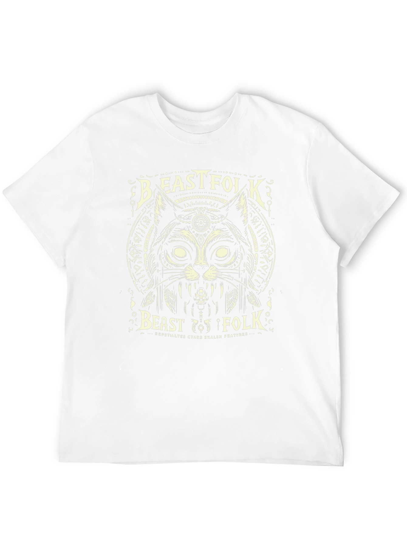 Beastfolk Graphic Tee - Black Cotton T-Shirt