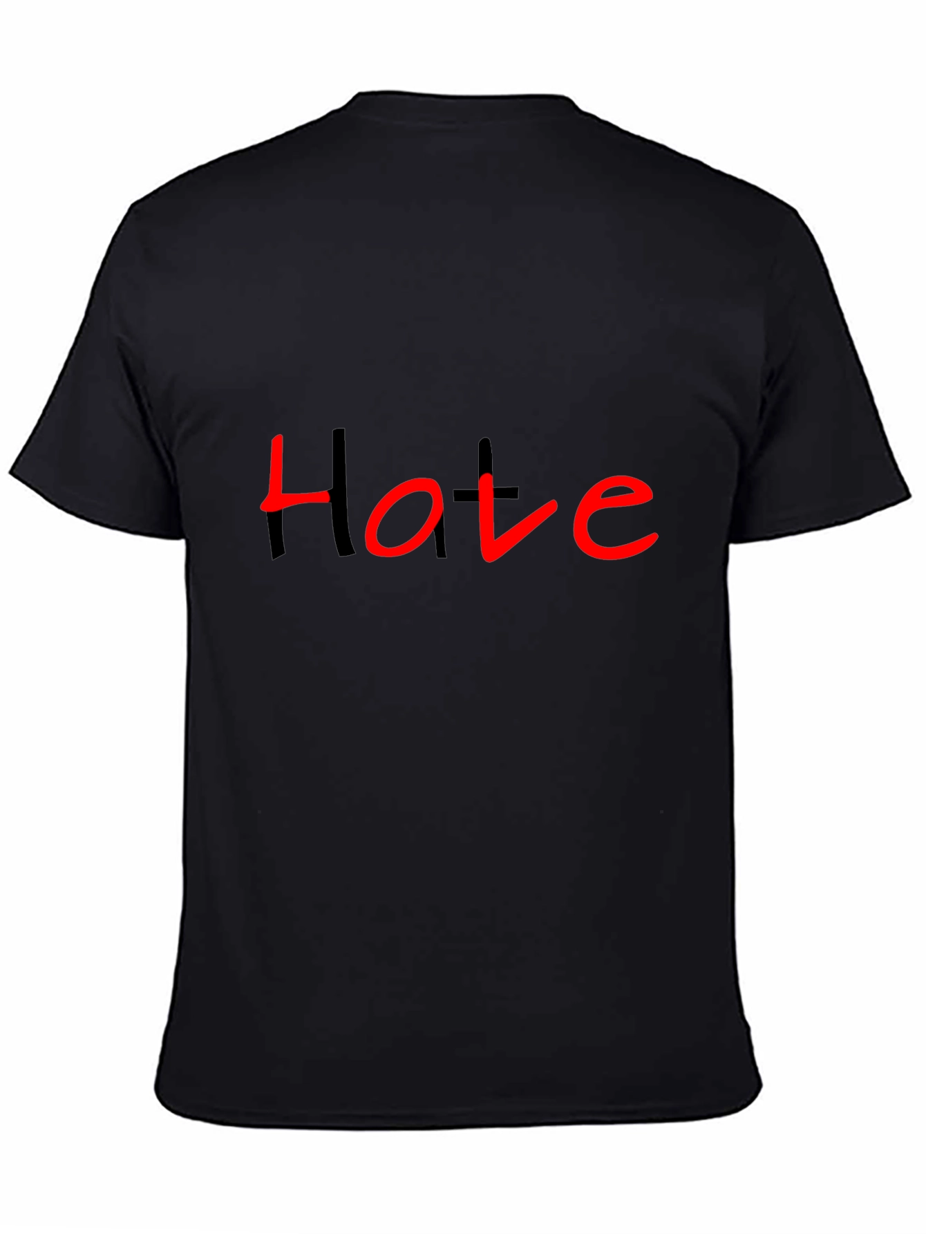 Hote Graphic Tee - Edgy Black T-Shirt