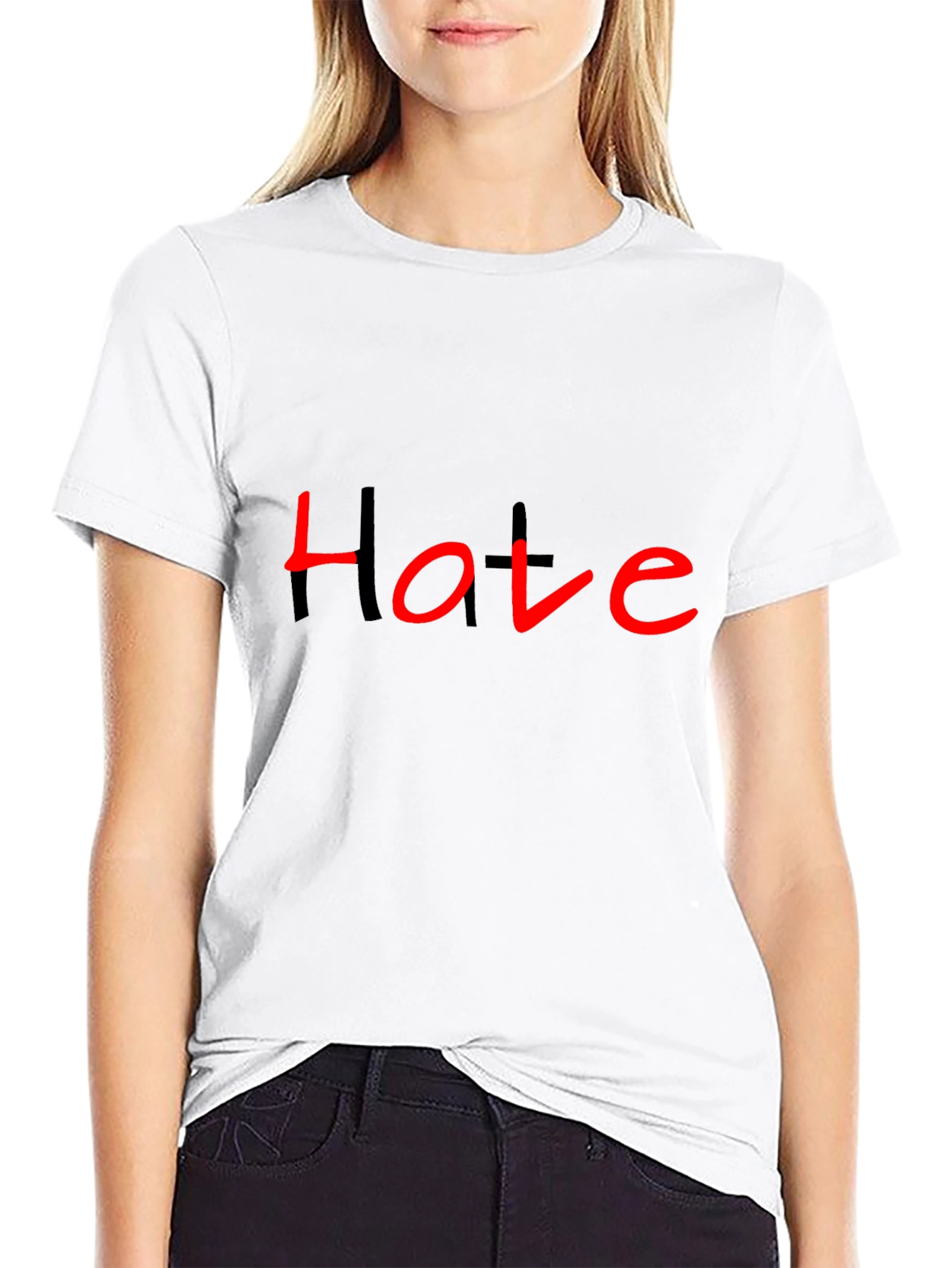 Hote Graphic Tee - Edgy Black T-Shirt