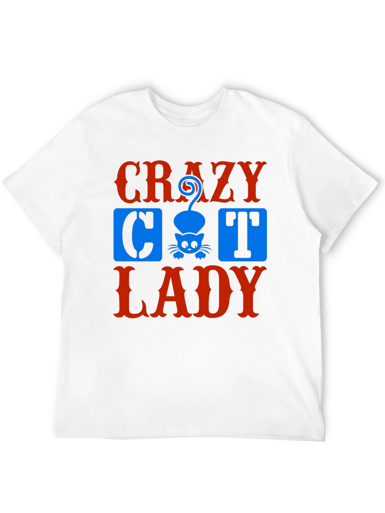 Crazy Cat Lady Graphic Tee - Unisex Black T-Shirt