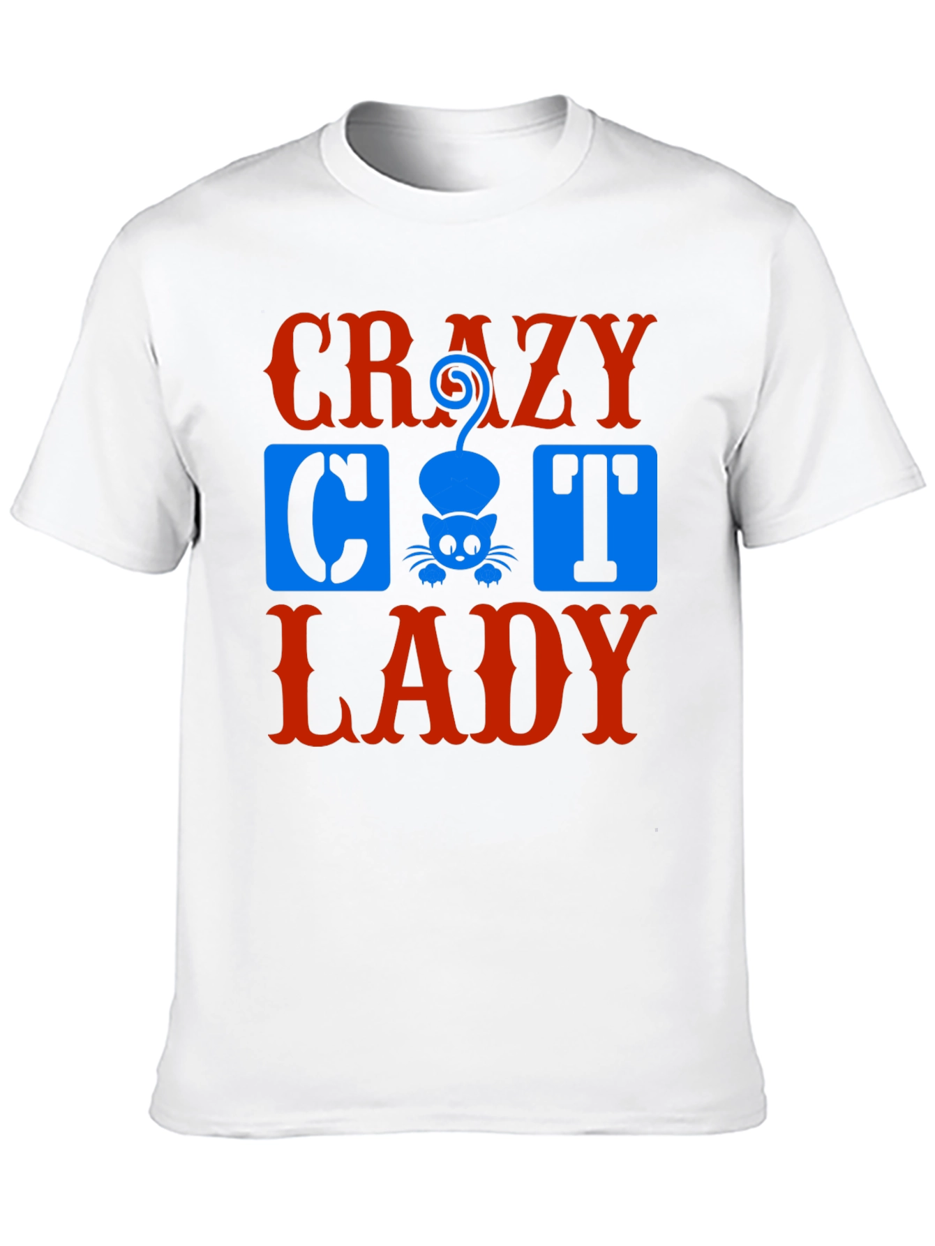 Crazy Cat Lady Graphic Tee - Unisex Black T-Shirt