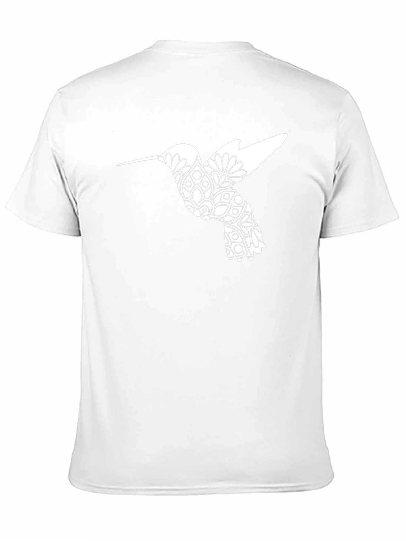 Hummingbird Mandala Graphic Tee - Black
