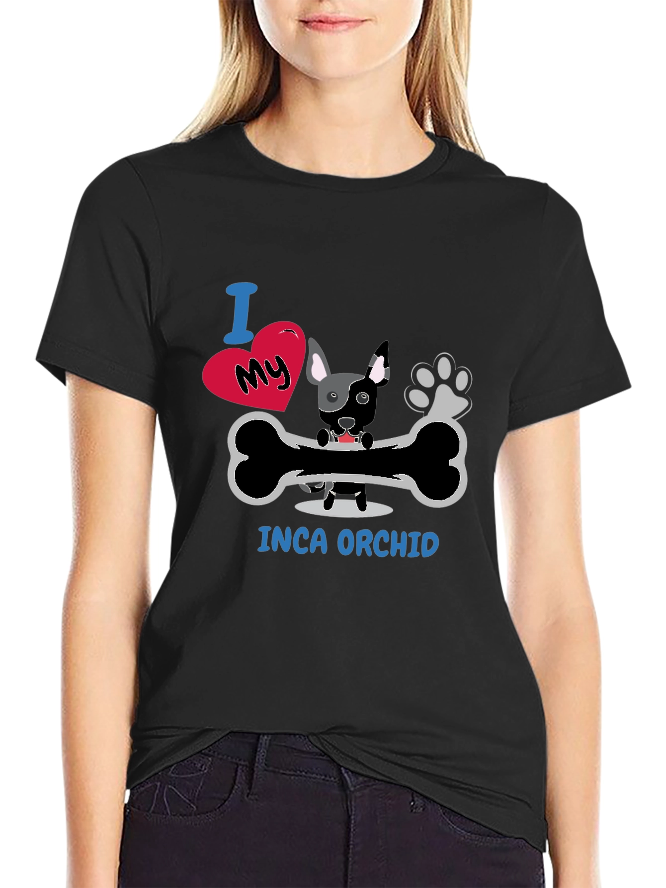 Inca Orchid Dog Lover T-Shirt - Unisex