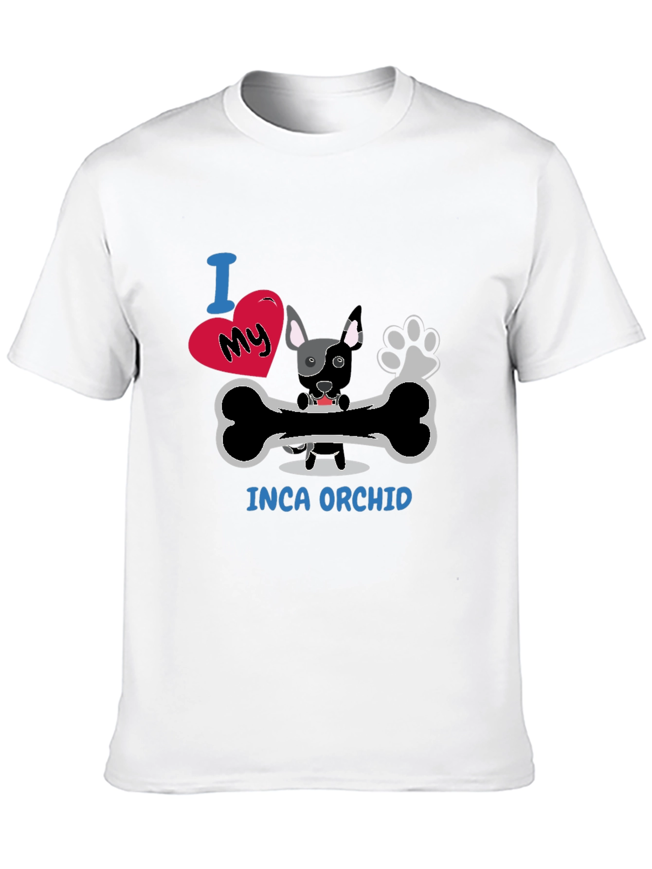 Inca Orchid Dog Lover T-Shirt - Unisex