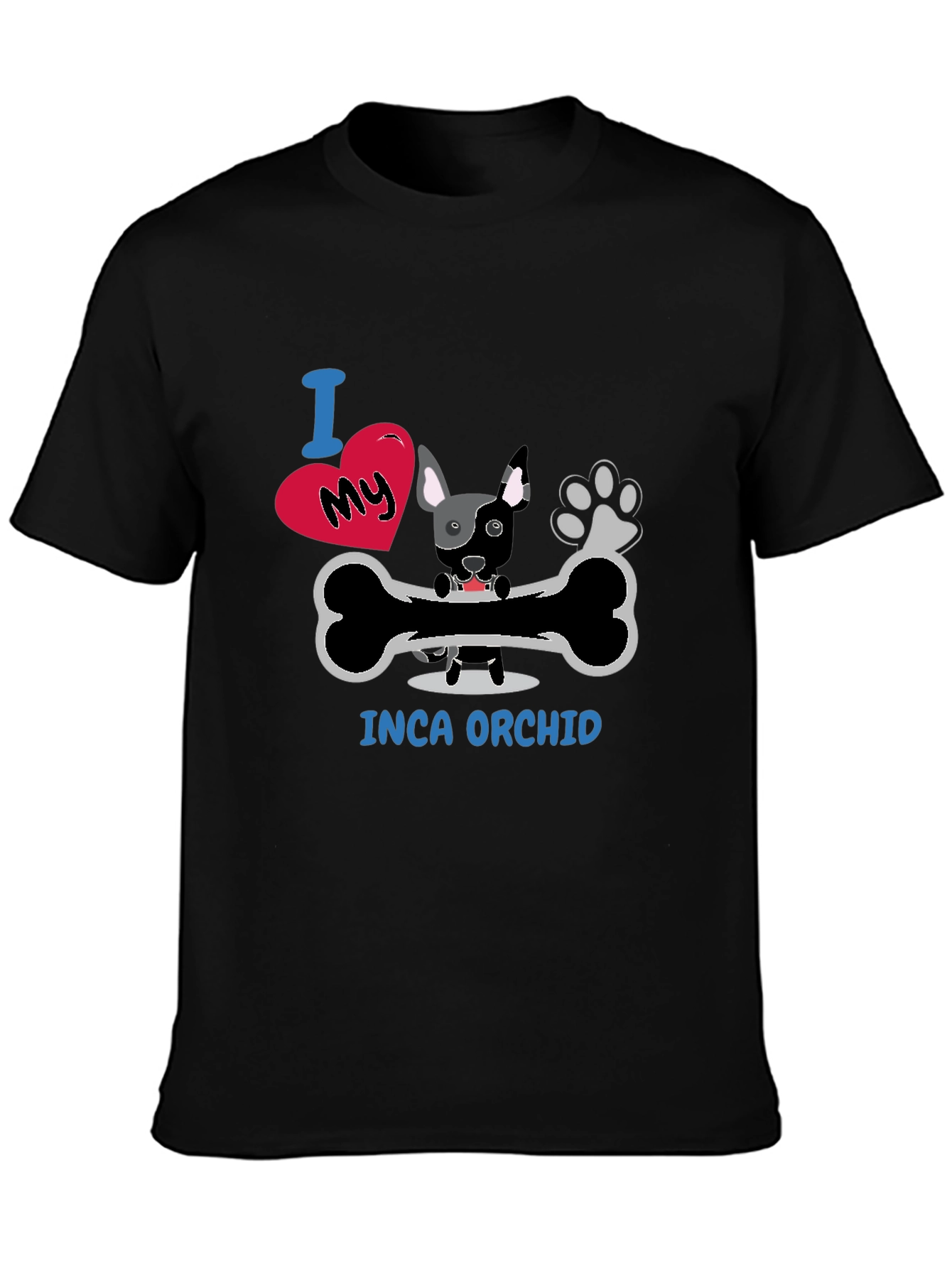Inca Orchid Dog Lover T-Shirt - Unisex