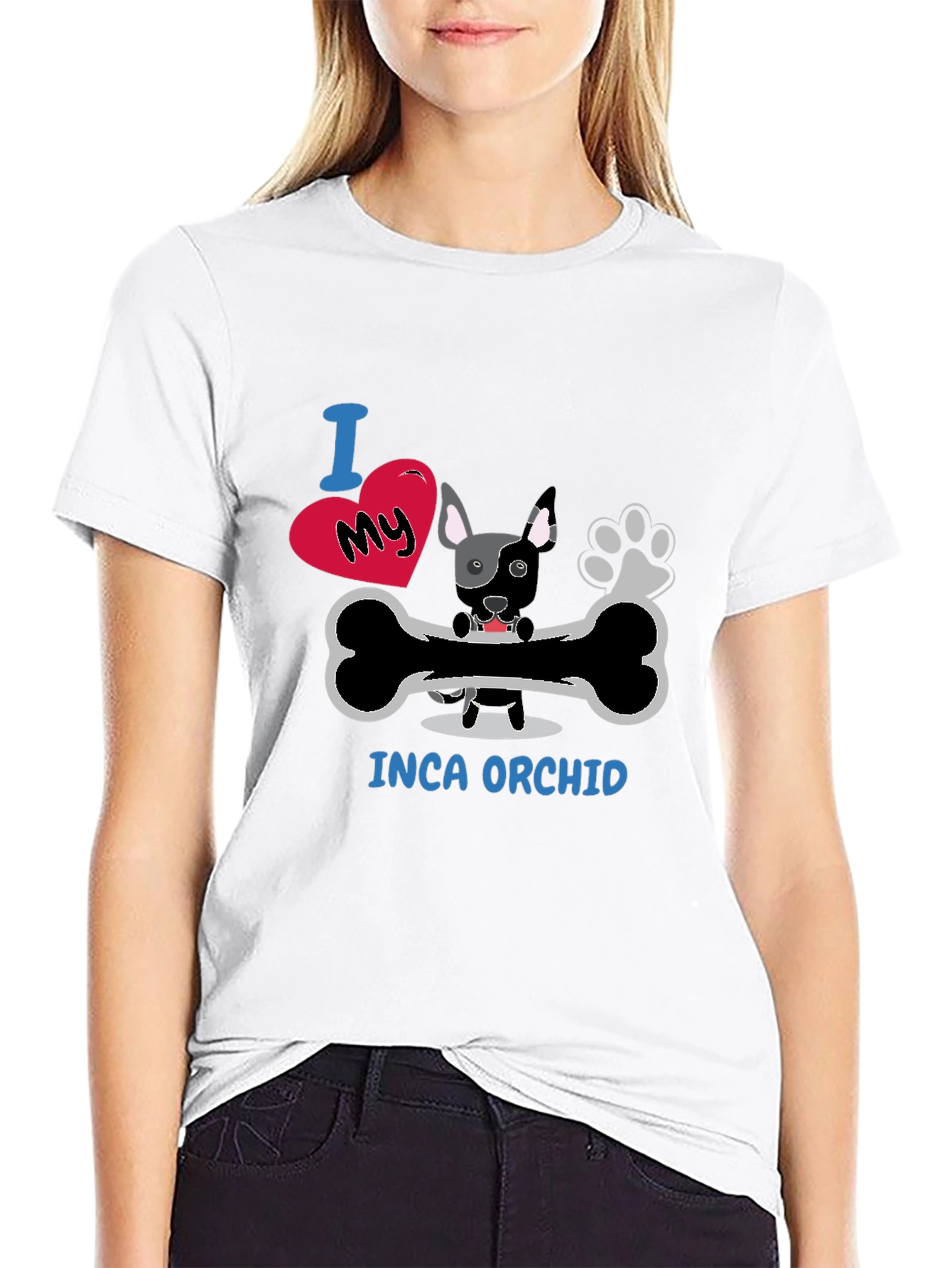 Inca Orchid Dog Lover T-Shirt - Unisex