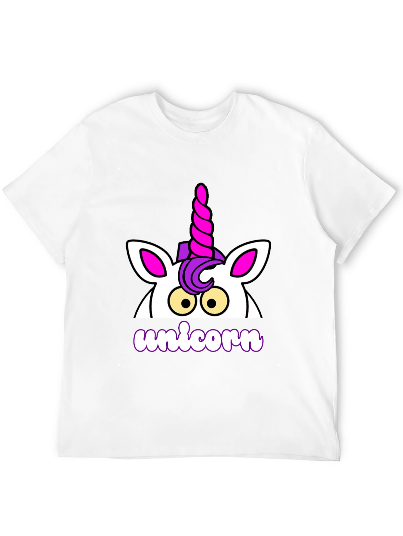 Unicorn Graphic T-Shirt - Black