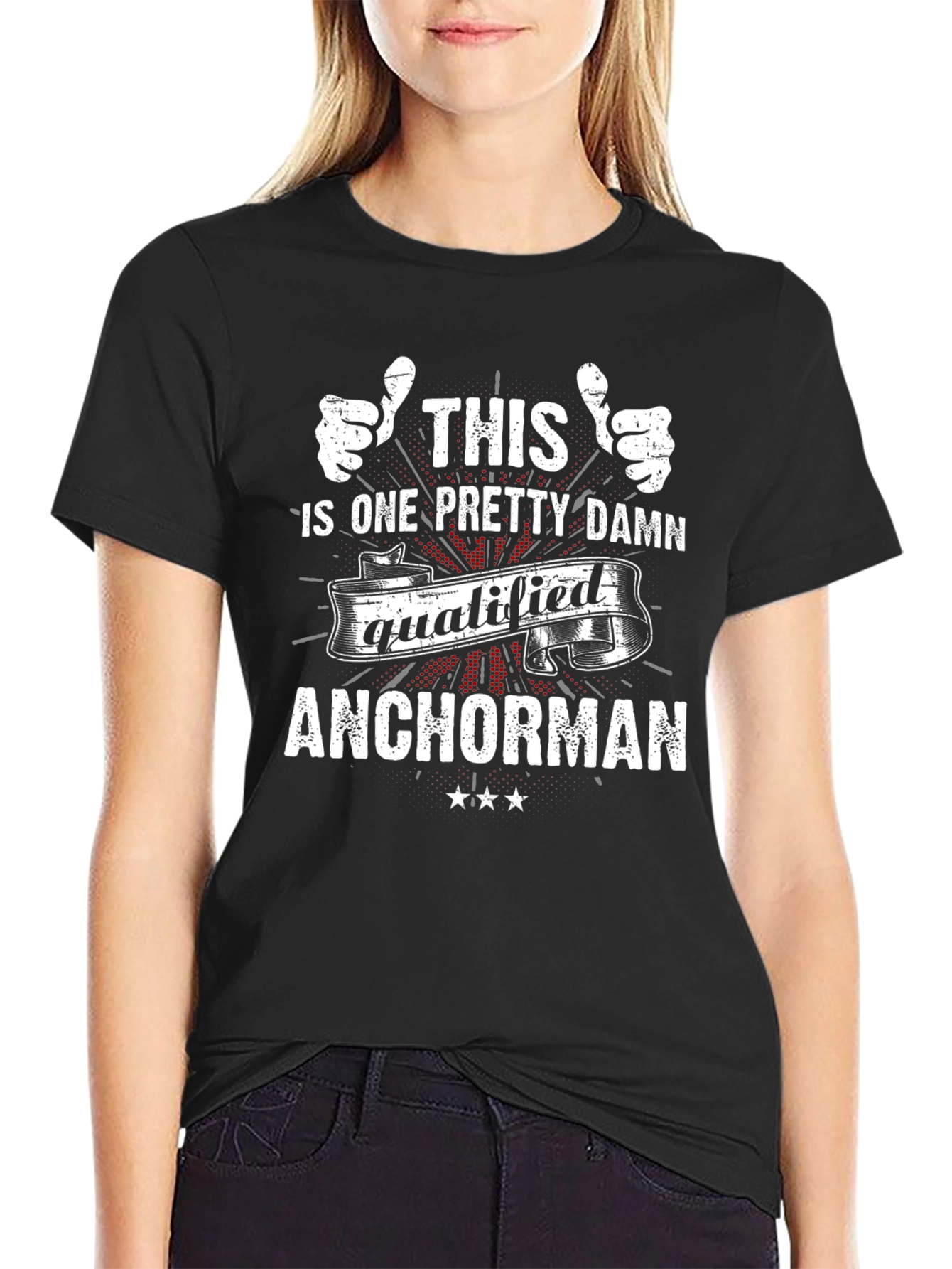 Pretty Damn Qualified Anchorman T-Shirt