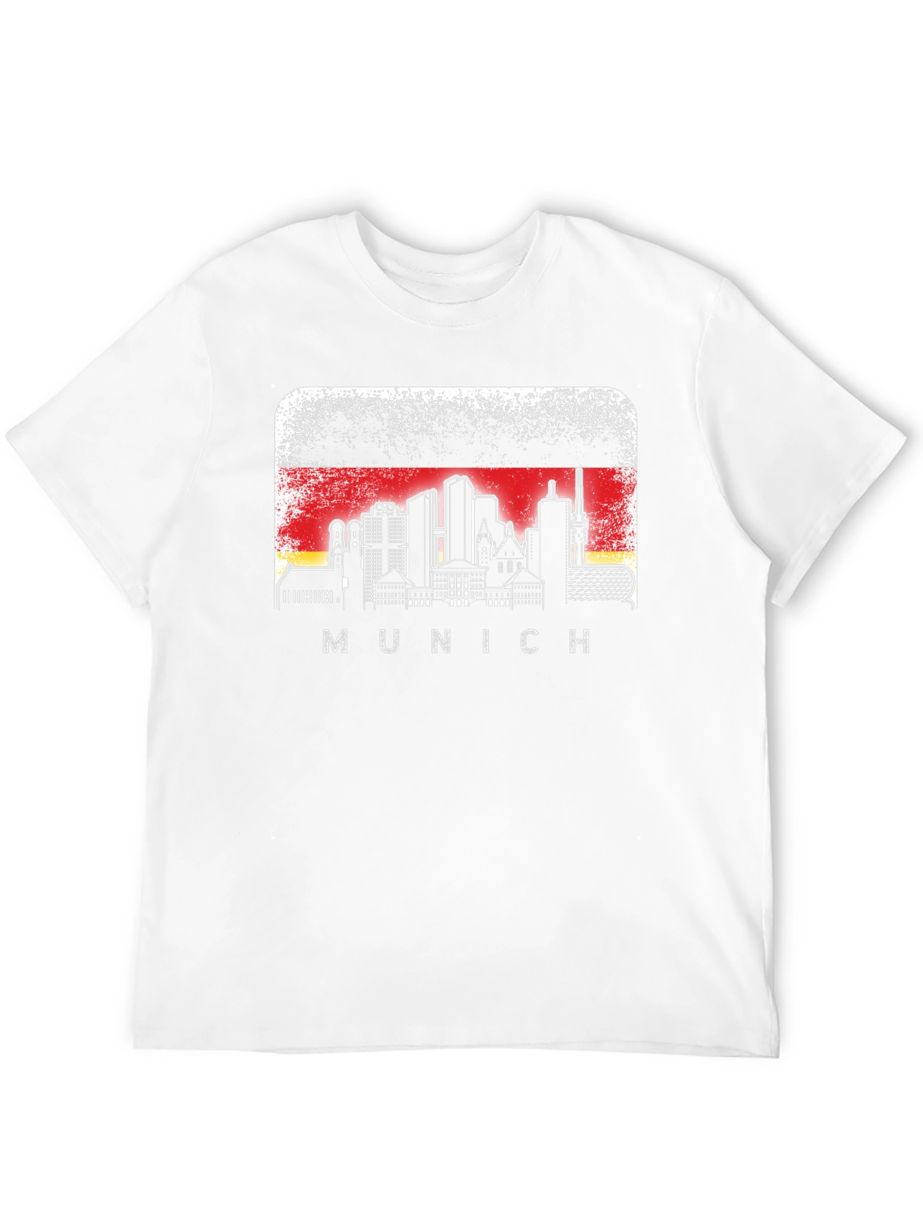 Munich Skyline T-Shirt Germany Flag Graphic Tee