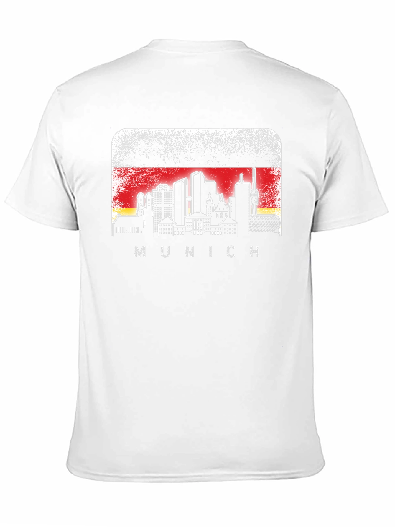 Munich Skyline T-Shirt Germany Flag Graphic Tee