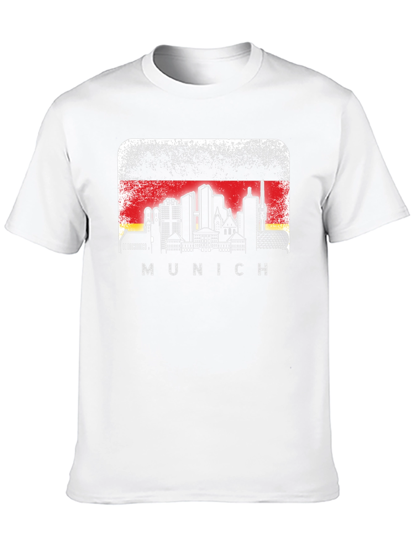 Munich Skyline T-Shirt Germany Flag Graphic Tee