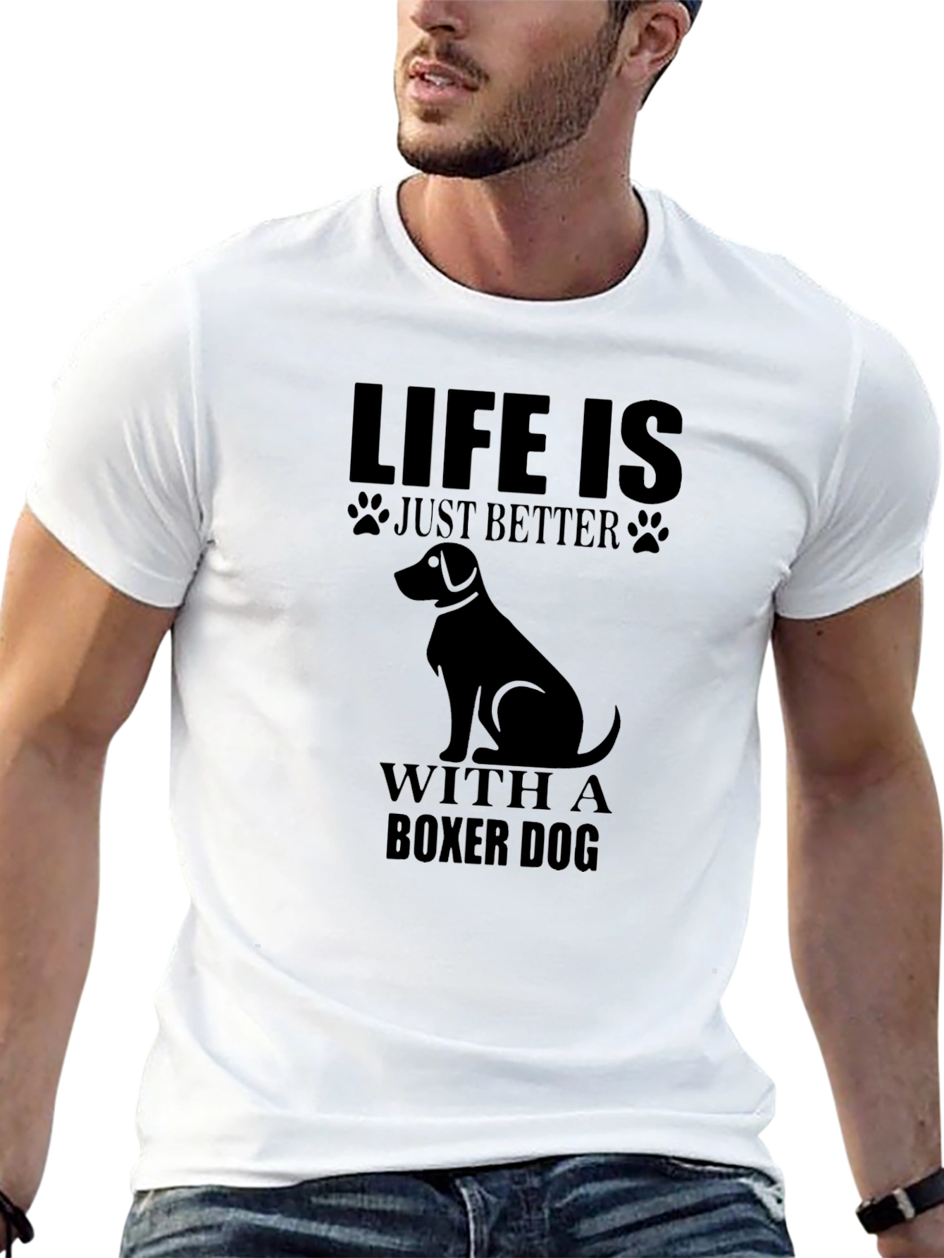 Life Is Better With A Boxer Dog T-Shirt