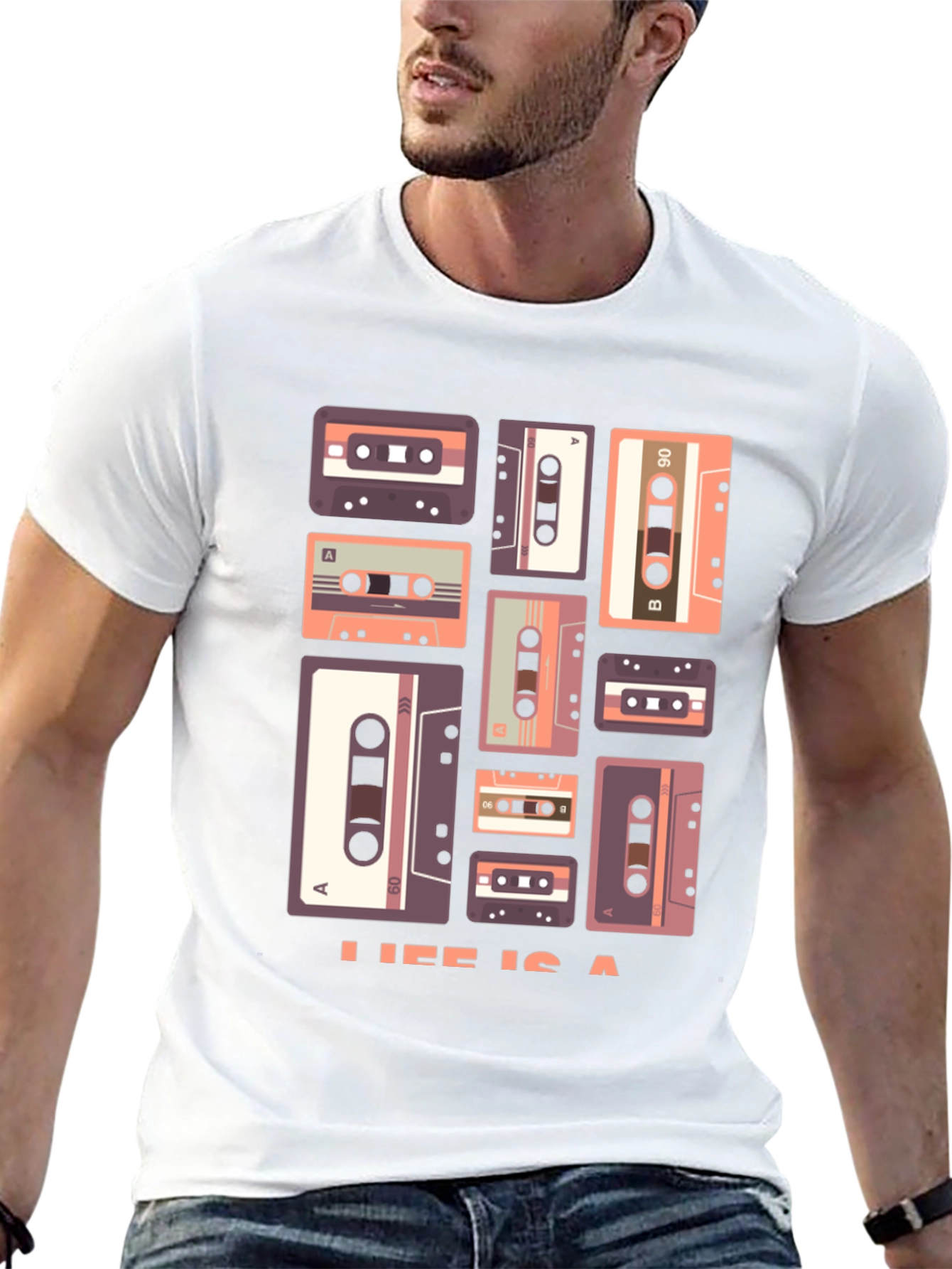 Retro Cassette Tape T-Shirt