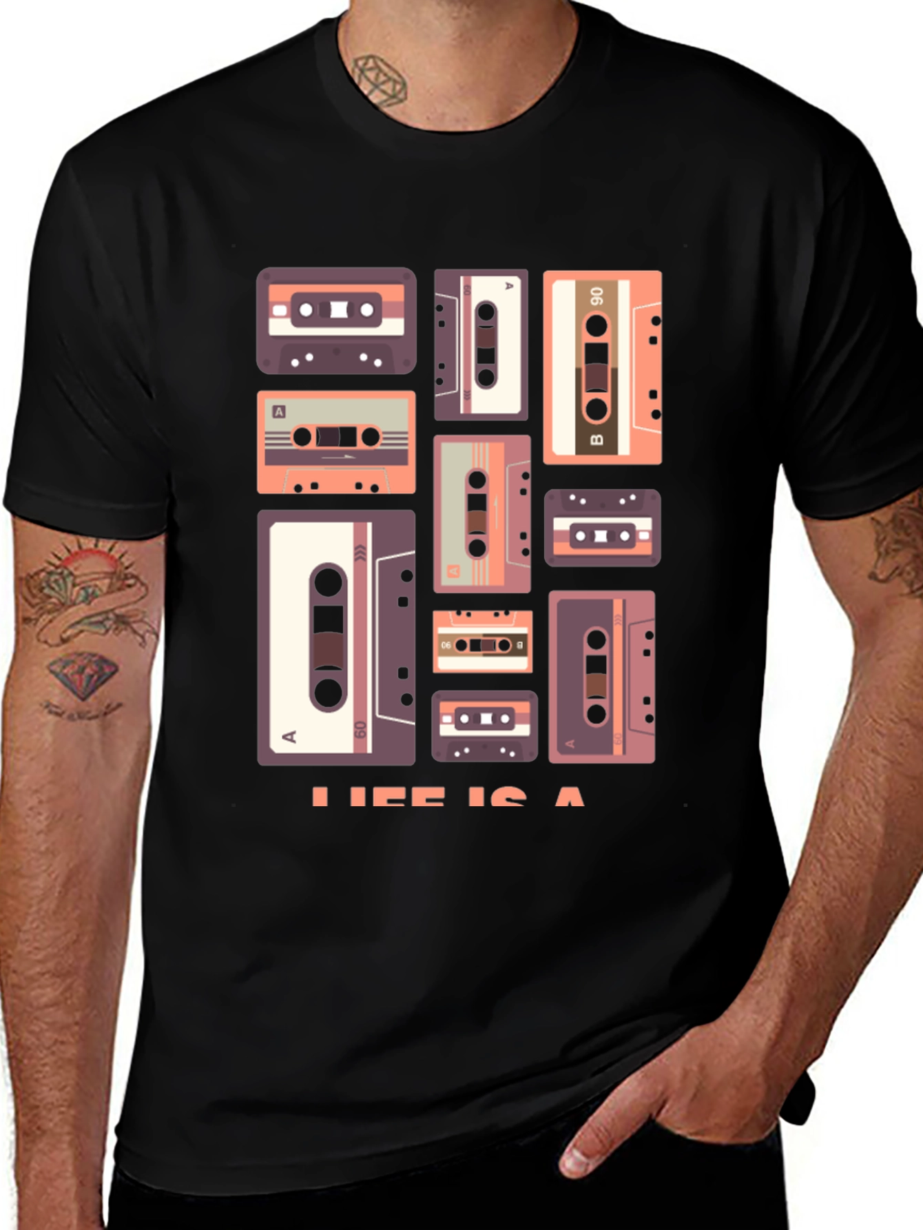 Retro Cassette Tape T-Shirt